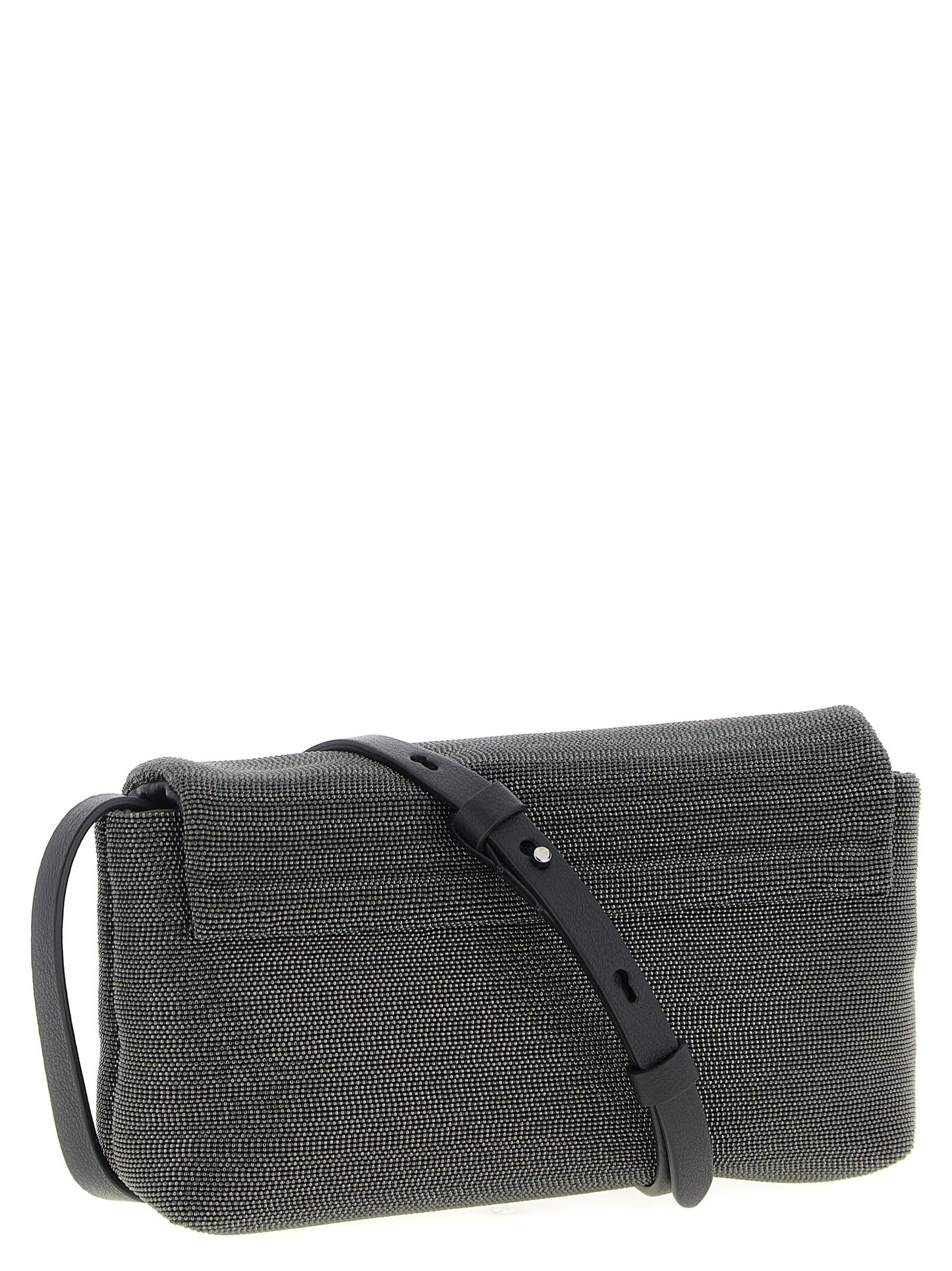 Brunello Cucinelli Black Leather Clutch Bag Curated Luxury Accessories by Orvyn
