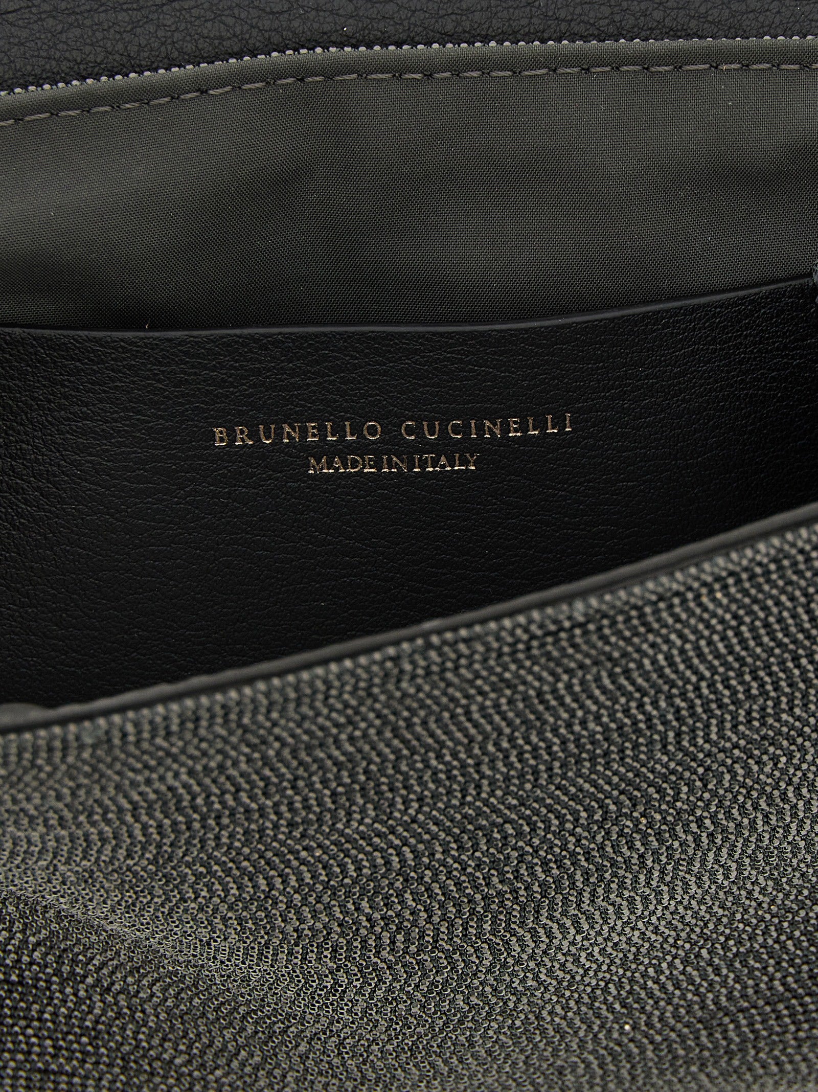 Brunello Cucinelli Black Leather Clutch Bag Curated Luxury Accessories by Orvyn