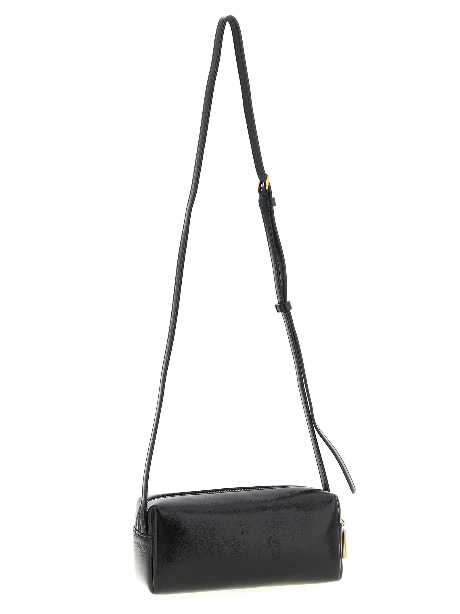 Khaite Black Calfskin Crossbody Bag Curated Luxury Accessories by Orvyn
