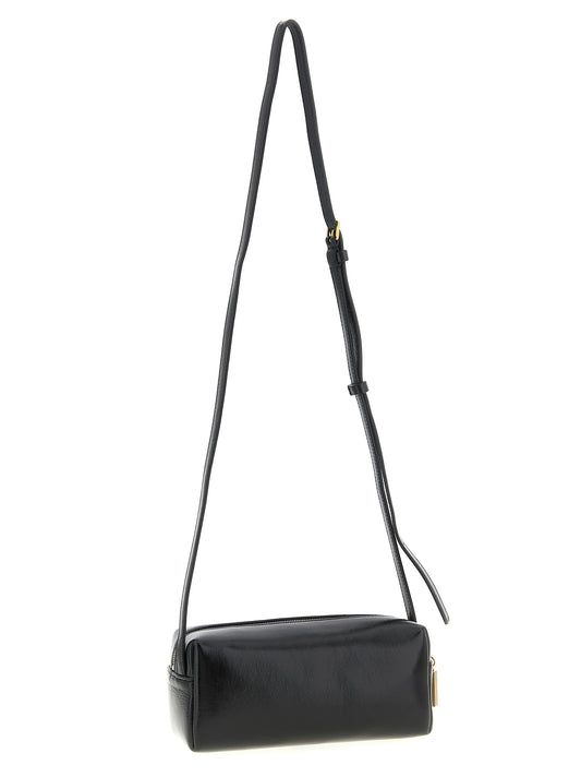 Khaite Black Calfskin Crossbody Bag Curated Luxury Accessories by Orvyn