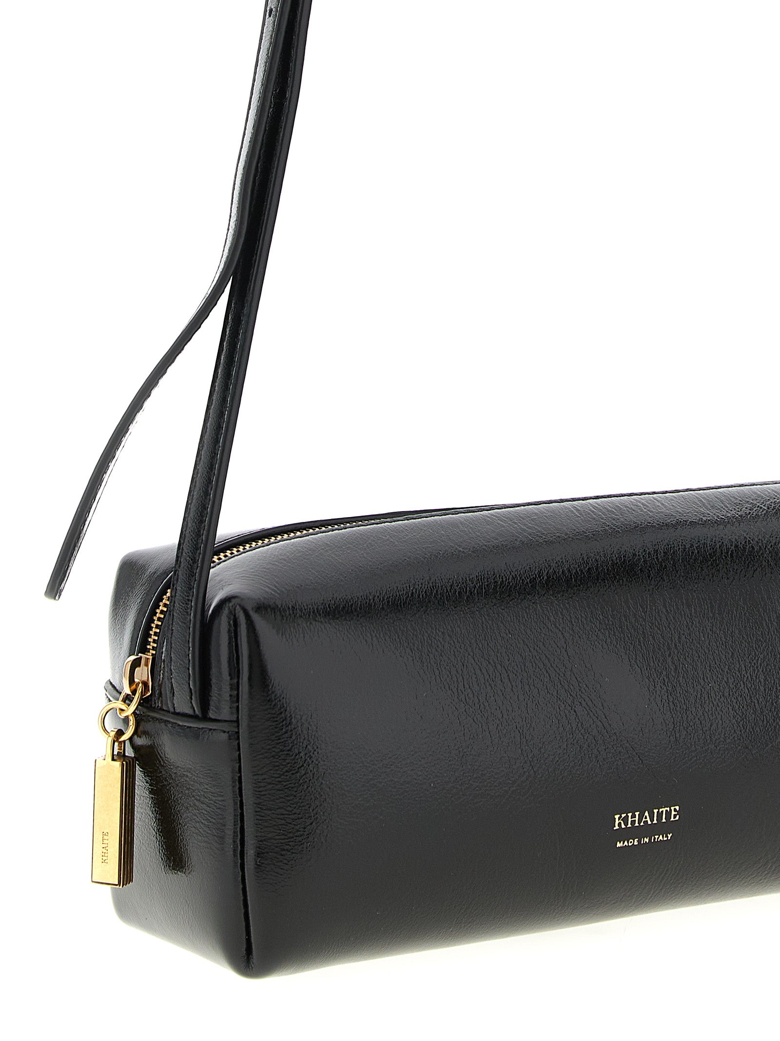 Khaite Black Calfskin Crossbody Bag Curated Luxury Accessories by Orvyn