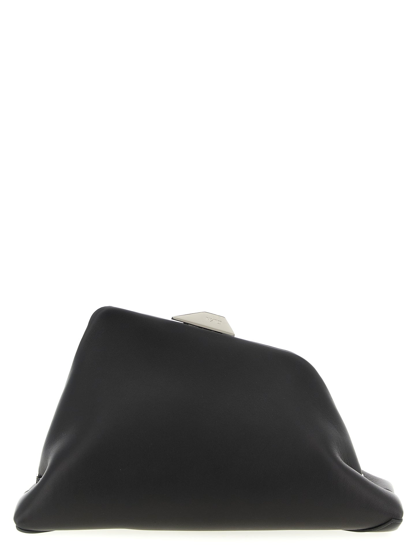 The Attico Black Leather Shoulder Bag Curated Luxury Accessories by Orvyn