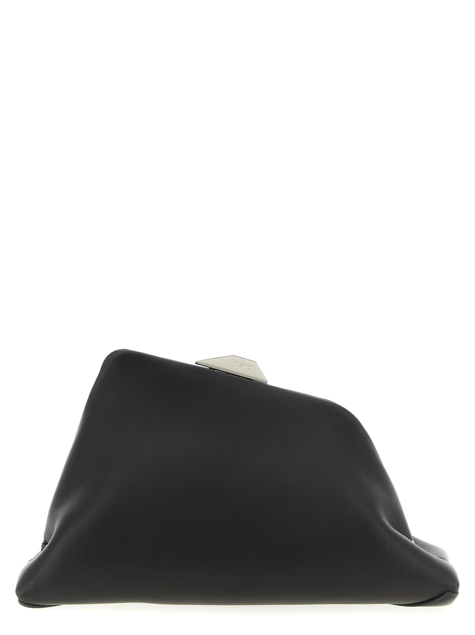 The Attico Black Leather Shoulder Bag Curated Luxury Accessories by Orvyn