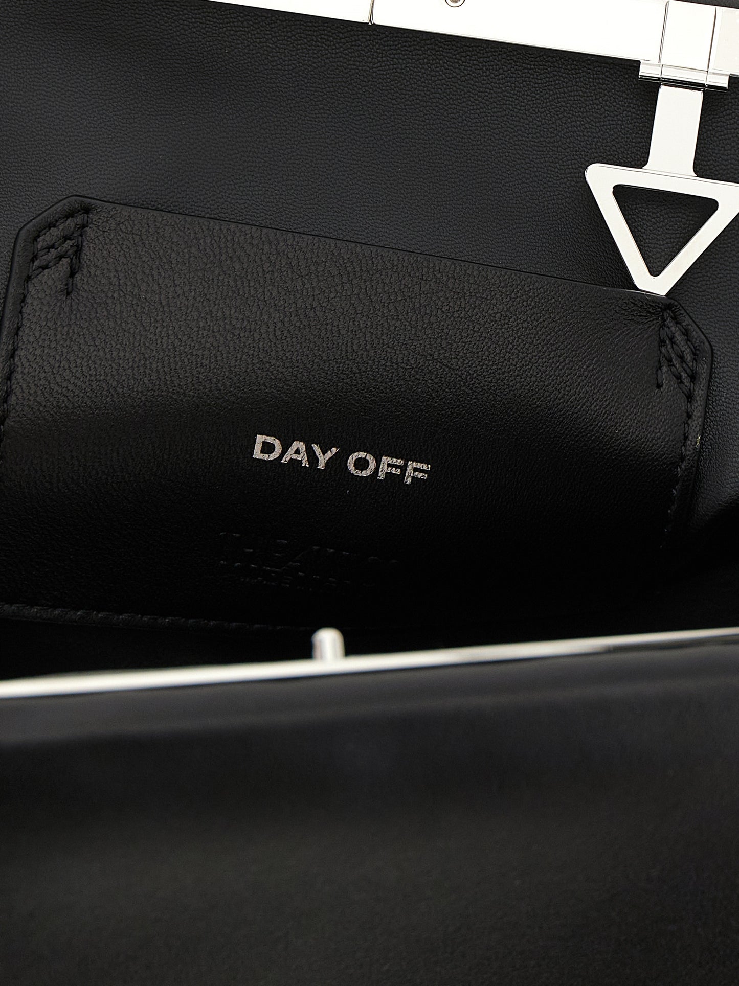 The Attico Black Leather Shoulder Bag Curated Luxury Accessories by Orvyn