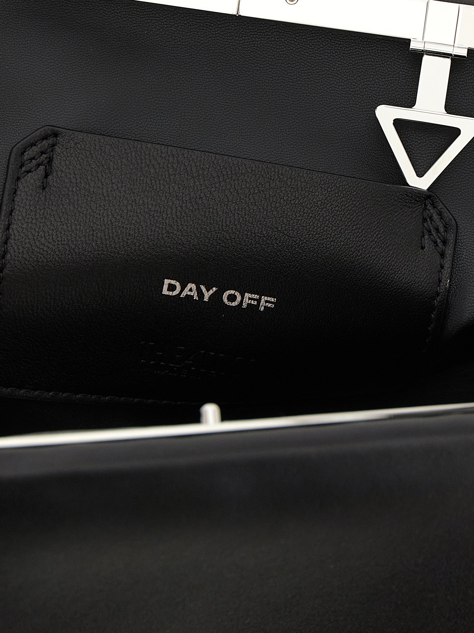 The Attico Black Leather Shoulder Bag Curated Luxury Accessories by Orvyn