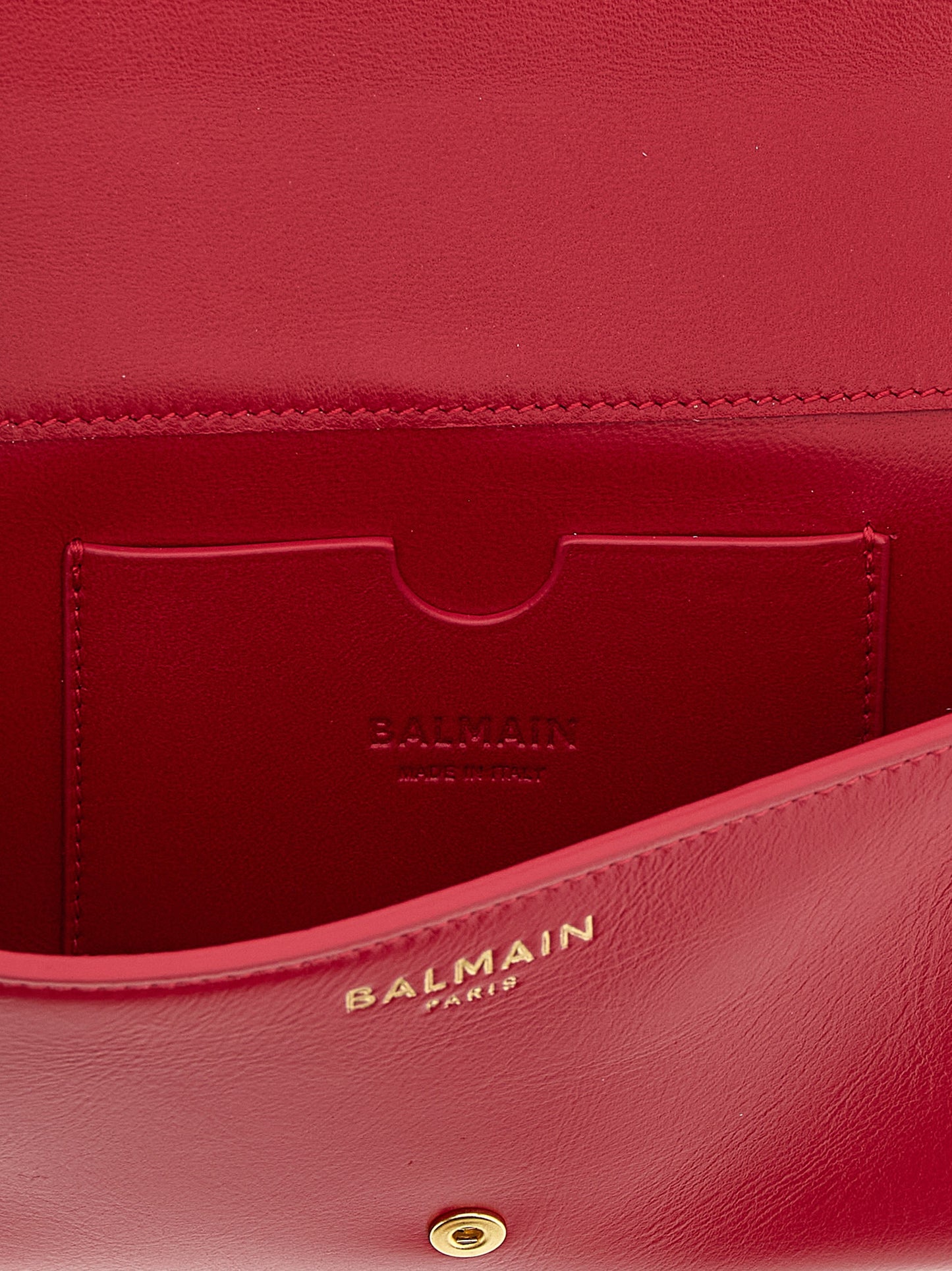 Balmain Fuchsia Calfskin Cardholder Curated Luxury Accessories by Orvyn