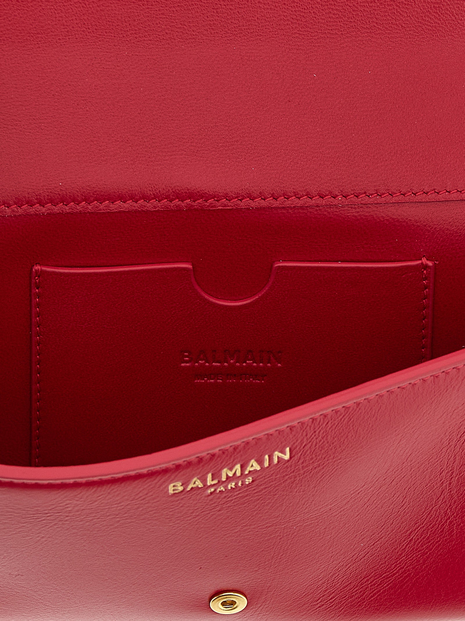 Balmain Fuchsia Calfskin Cardholder Curated Luxury Accessories by Orvyn