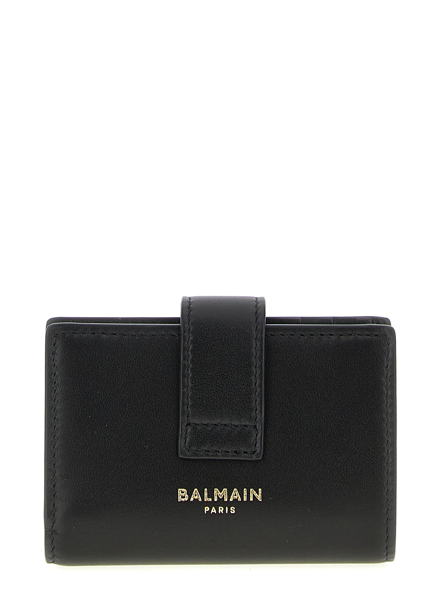 Balmain Black Lamb Leather Cardholder Curated Luxury Accessories by Orvyn