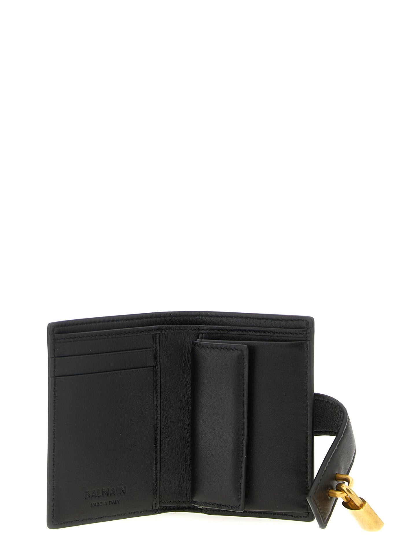 Balmain Black Lamb Leather Cardholder Curated Luxury Accessories by Orvyn