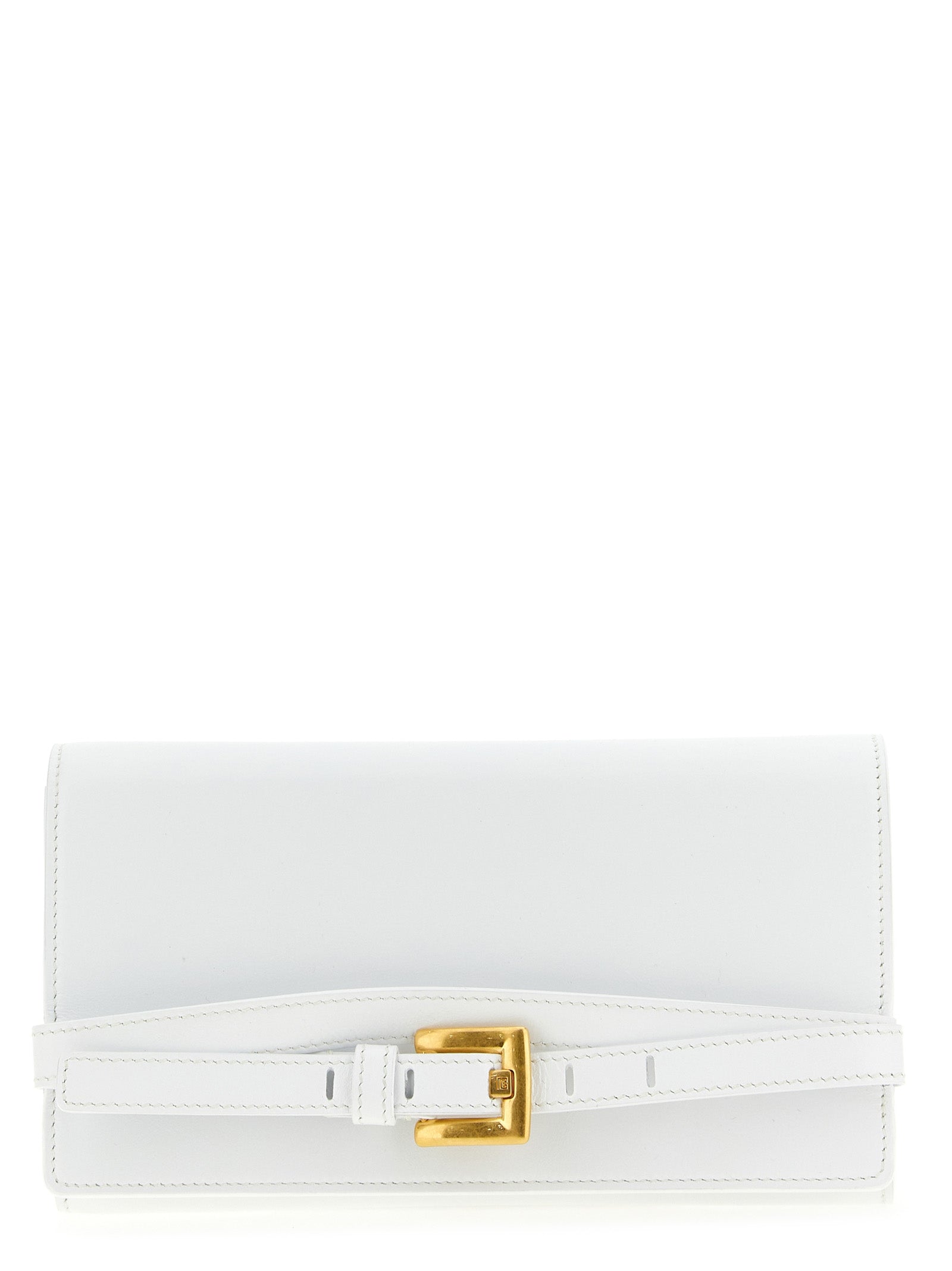 Balmain White Calfskin Cardholder Curated Luxury Accessories by Orvyn