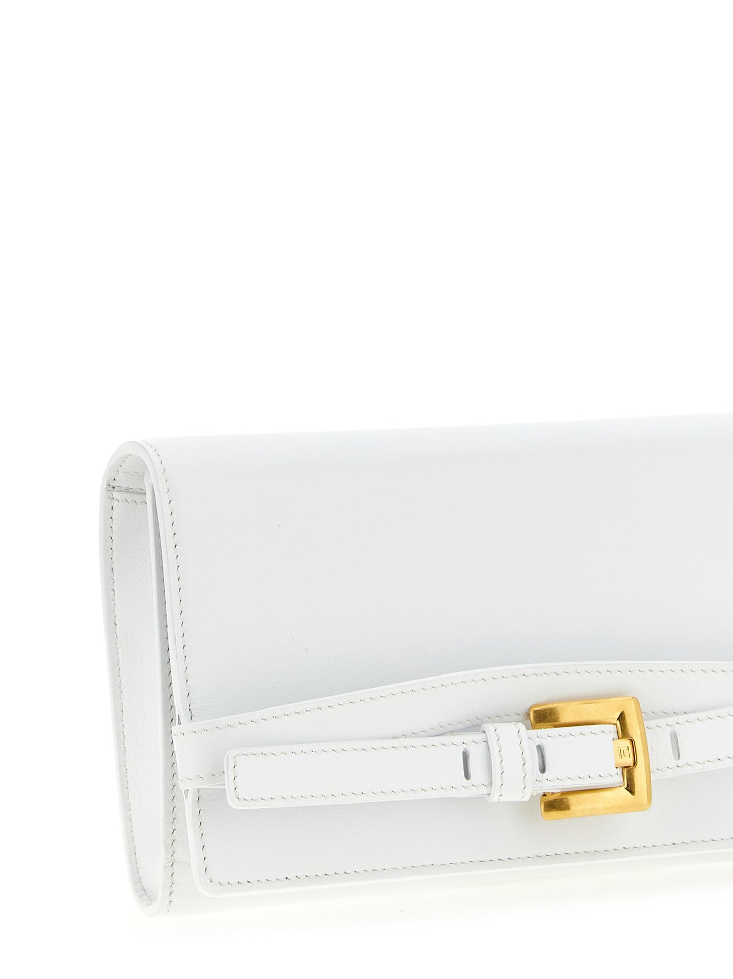 Balmain White Calfskin Cardholder Curated Luxury Accessories by Orvyn