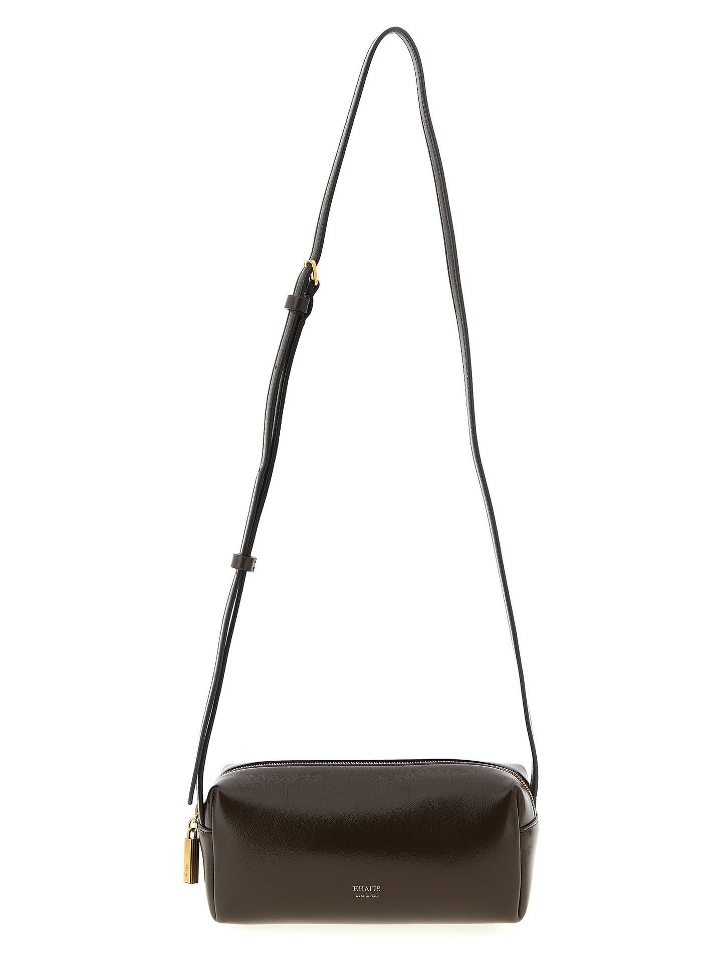Khaite Brown Calfskin Crossbody Bag Curated Luxury Accessories by Orvyn
