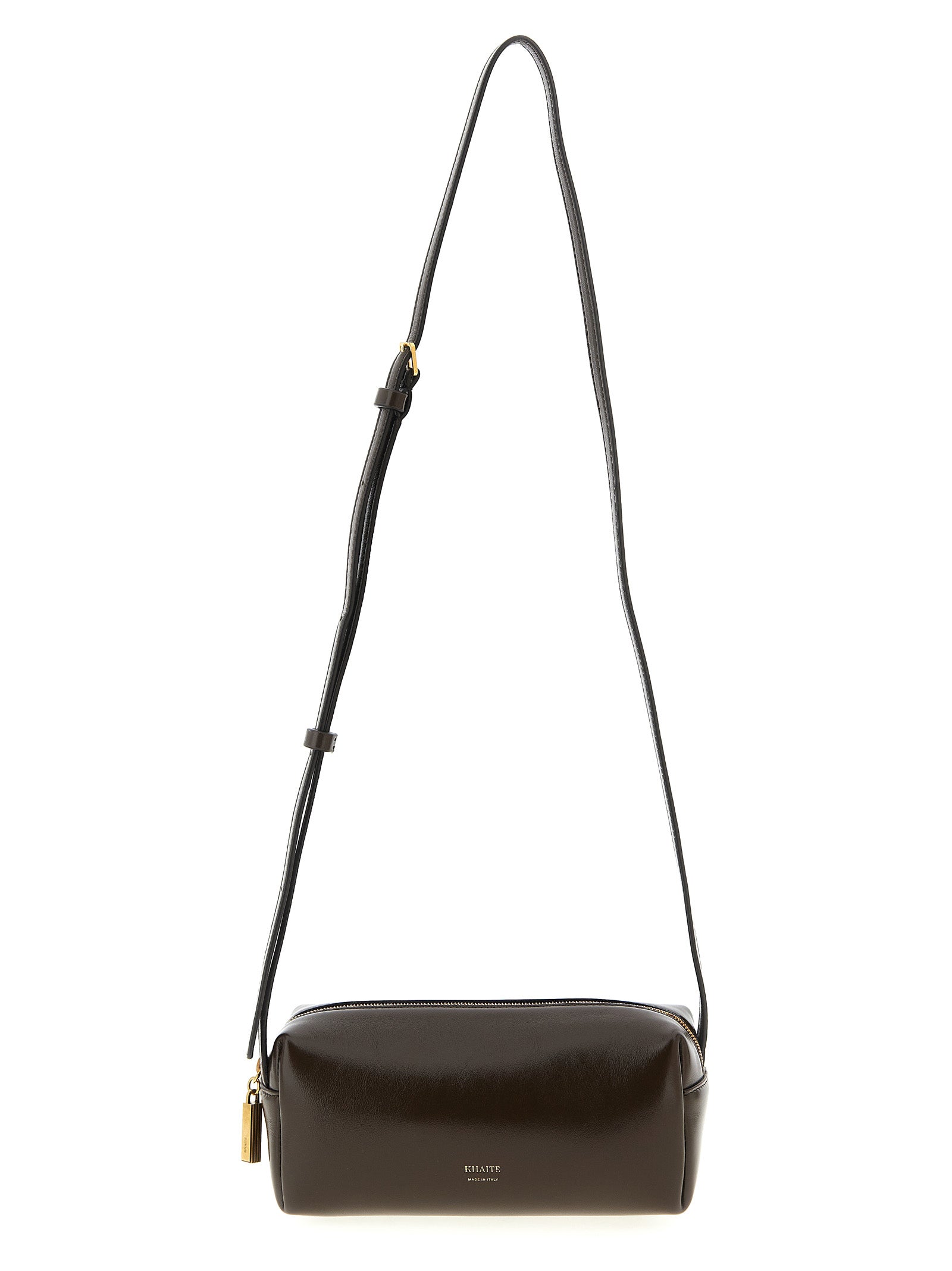 Khaite Brown Calfskin Crossbody Bag Curated Luxury Accessories by Orvyn