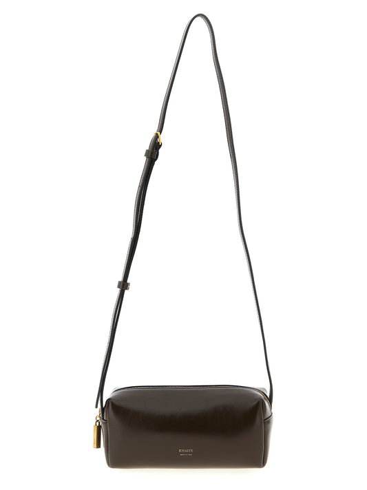 Khaite Brown Calfskin Crossbody Bag Curated Luxury Accessories by Orvyn