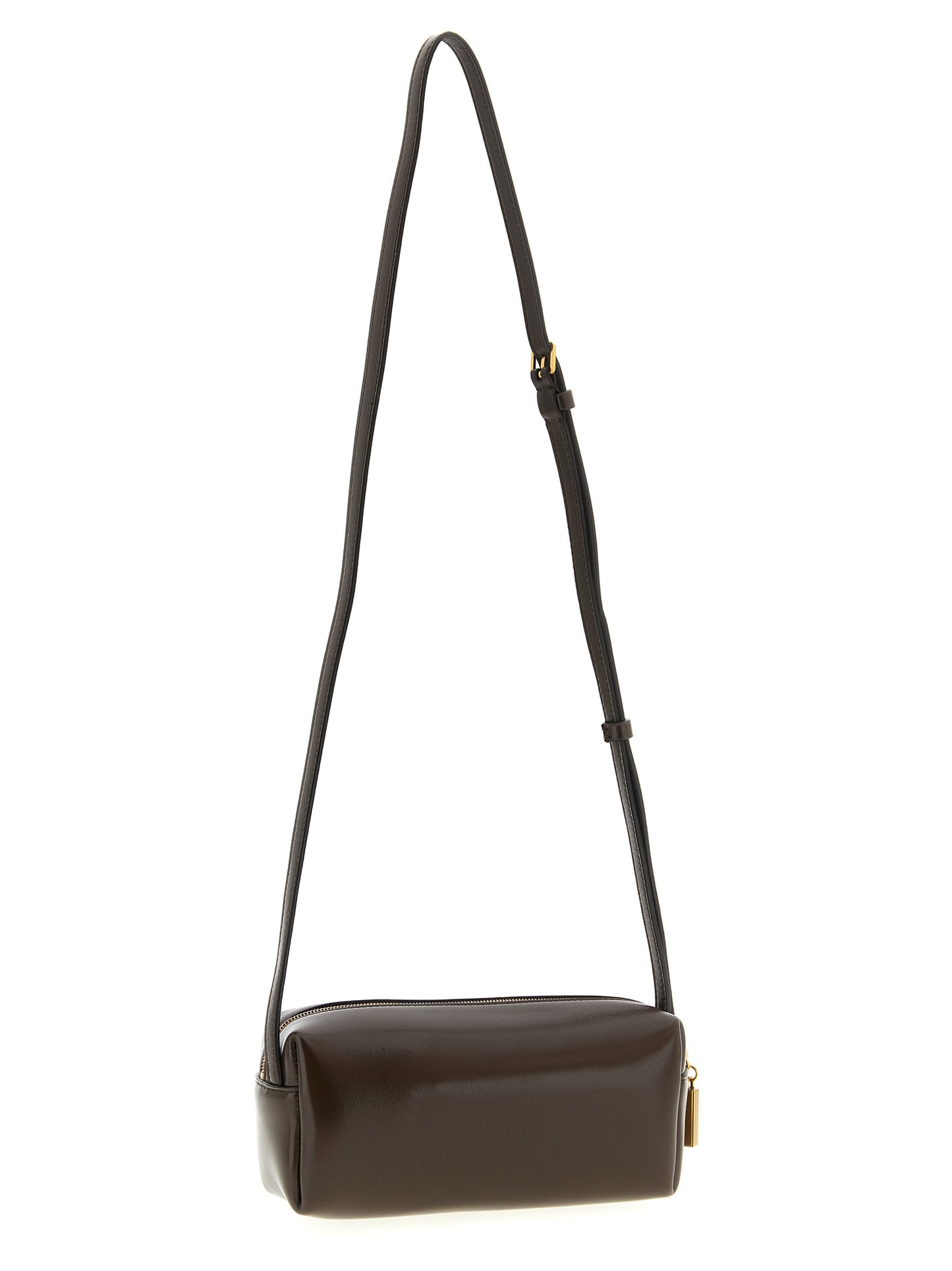 Khaite Brown Calfskin Crossbody Bag Curated Luxury Accessories by Orvyn