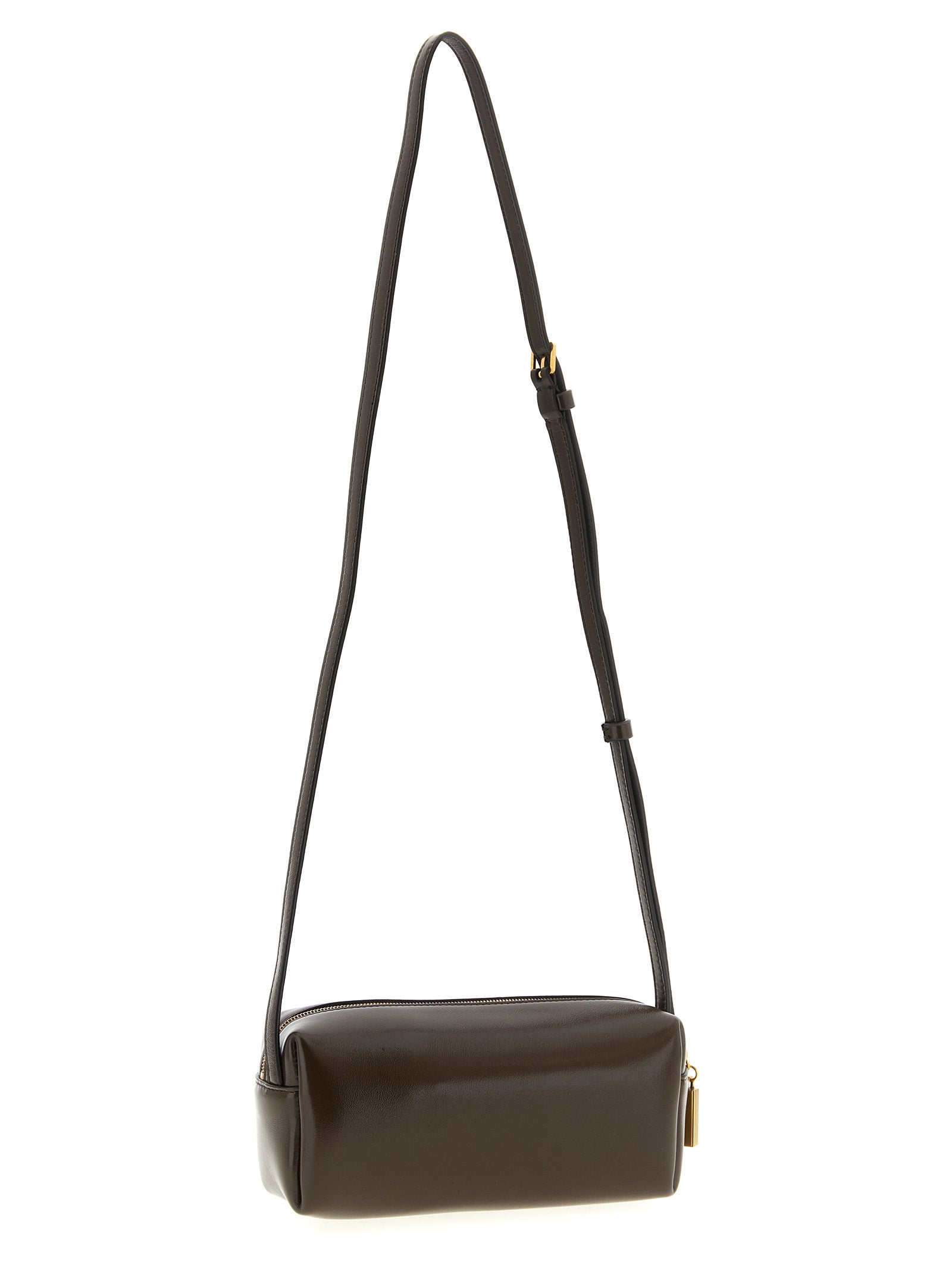 Khaite Brown Calfskin Crossbody Bag Curated Luxury Accessories by Orvyn