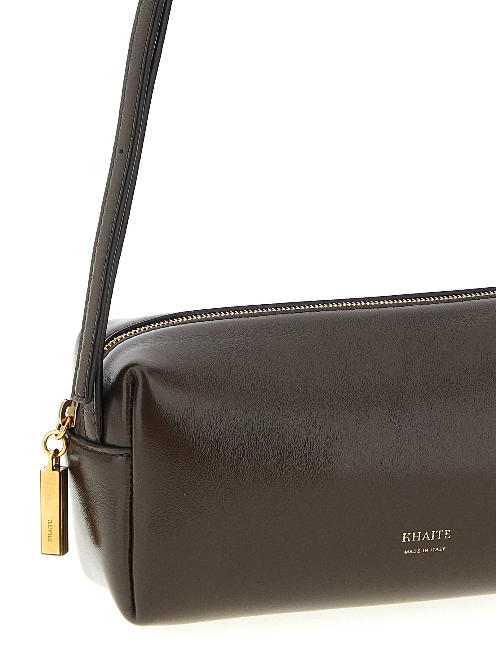 Khaite Brown Calfskin Crossbody Bag Curated Luxury Accessories by Orvyn