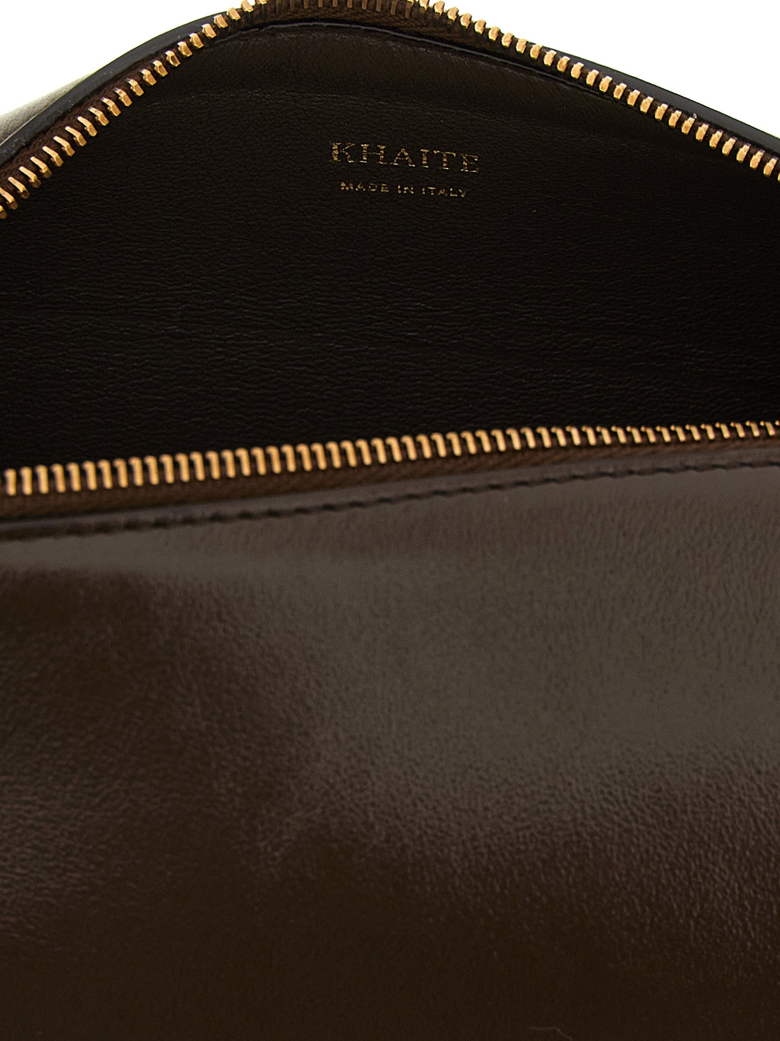 Khaite Brown Calfskin Crossbody Bag Curated Luxury Accessories by Orvyn