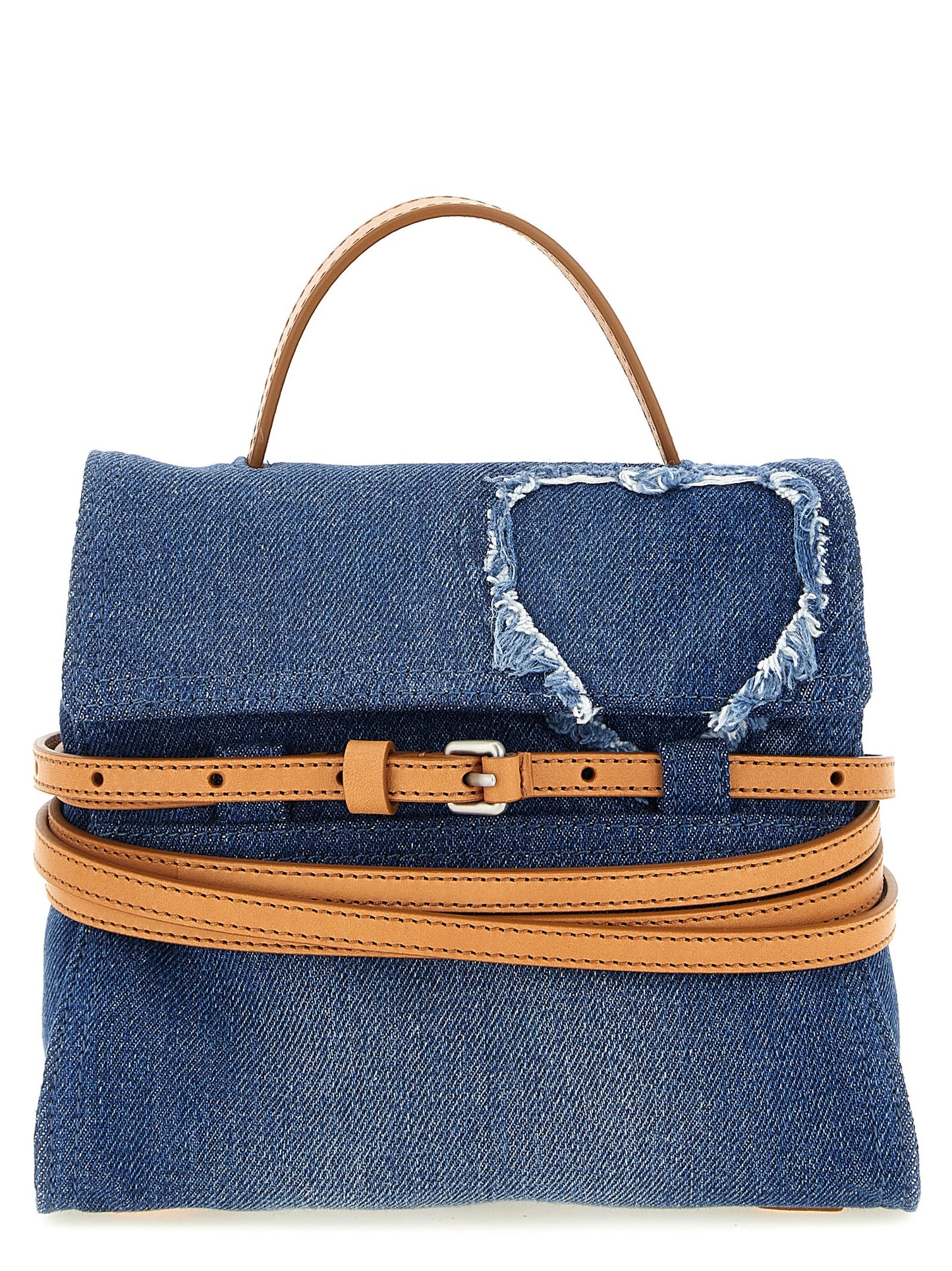 Moschino Blue Cotton Handbag Curated Luxury Accessories by Orvyn