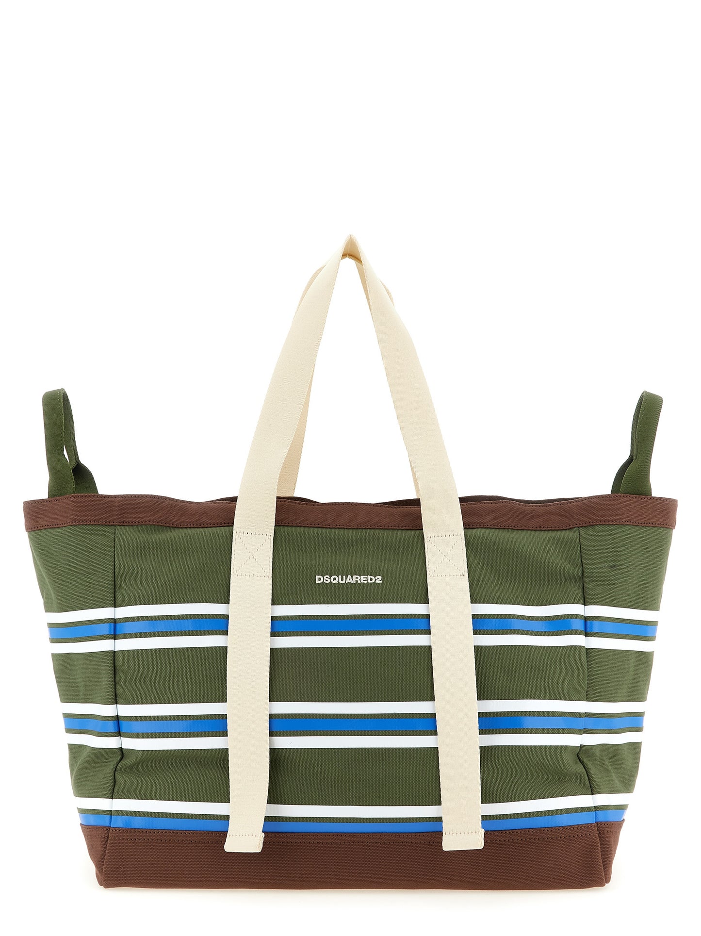 Dsquared² Multicolor Cotton Tote Bag Curated Luxury Accessories by Orvyn