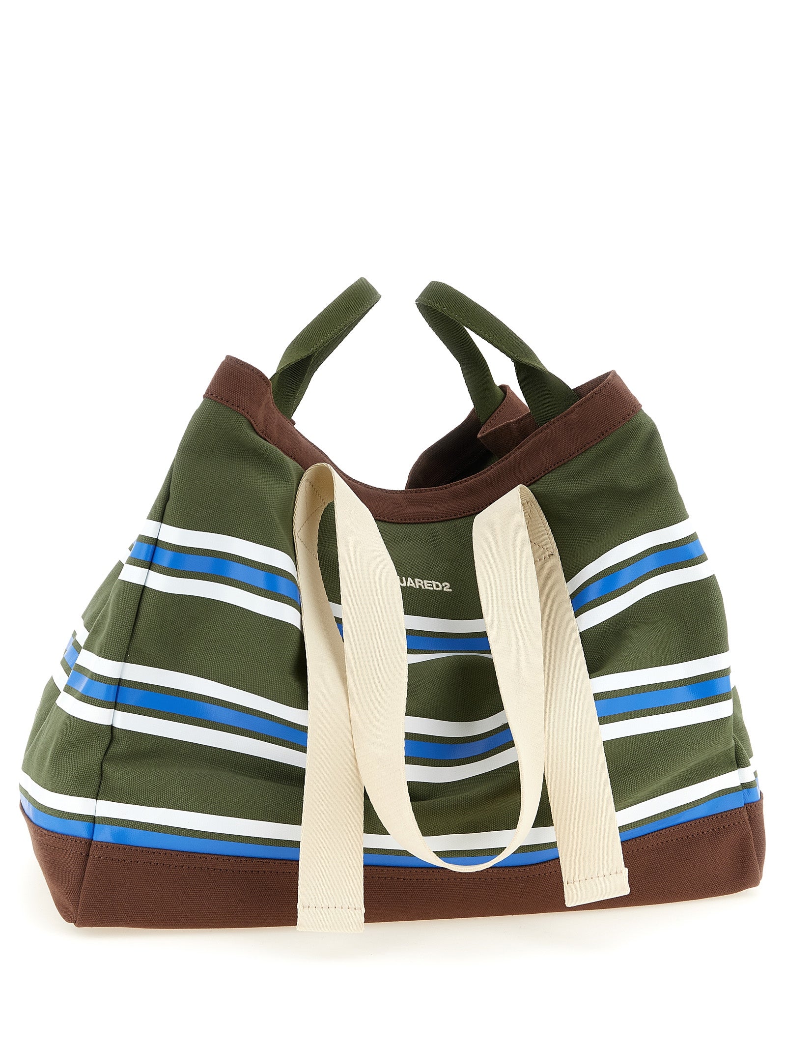 Dsquared² Multicolor Cotton Tote Bag Curated Luxury Accessories by Orvyn