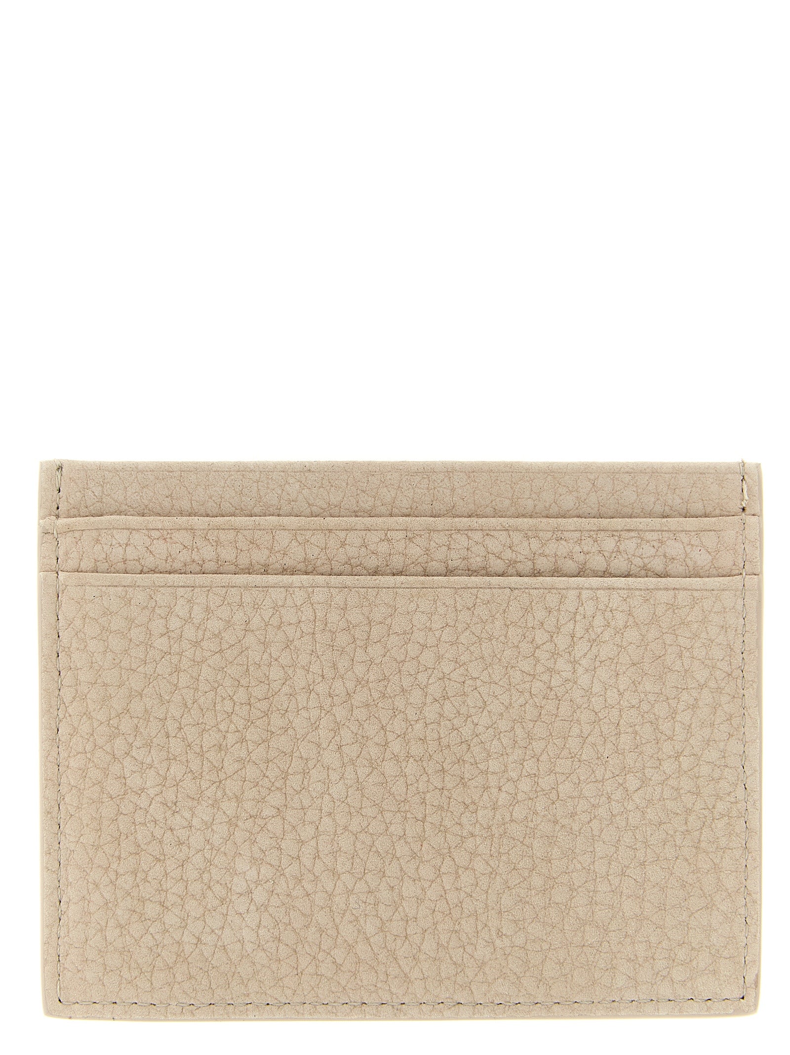 Christian Louboutin Beige Calfskin Cardholder Curated Luxury Accessories by Orvyn