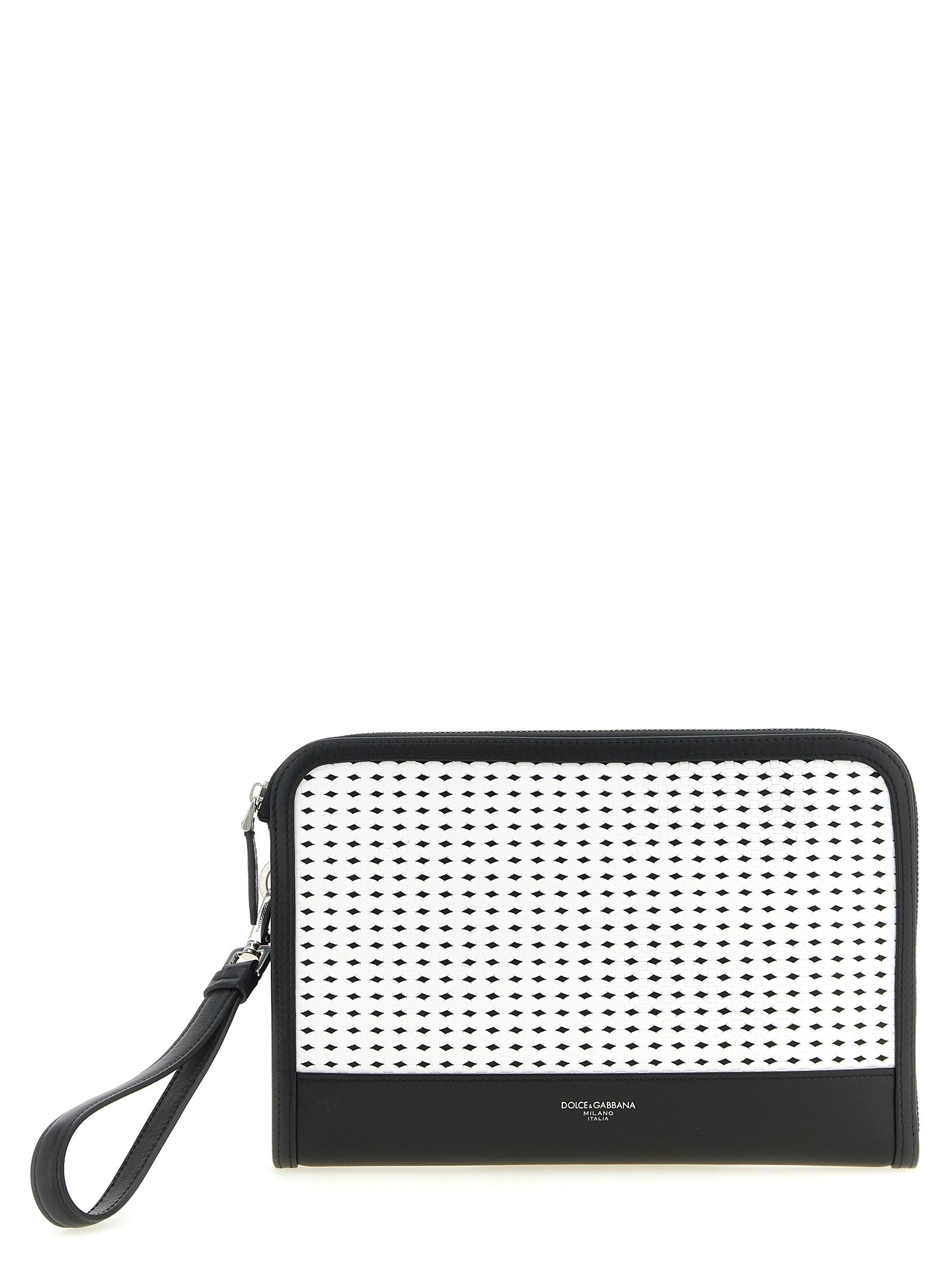 Dolce & Gabbana Bicolor Calfskin Clutch Bag Curated Luxury Accessories by Orvyn