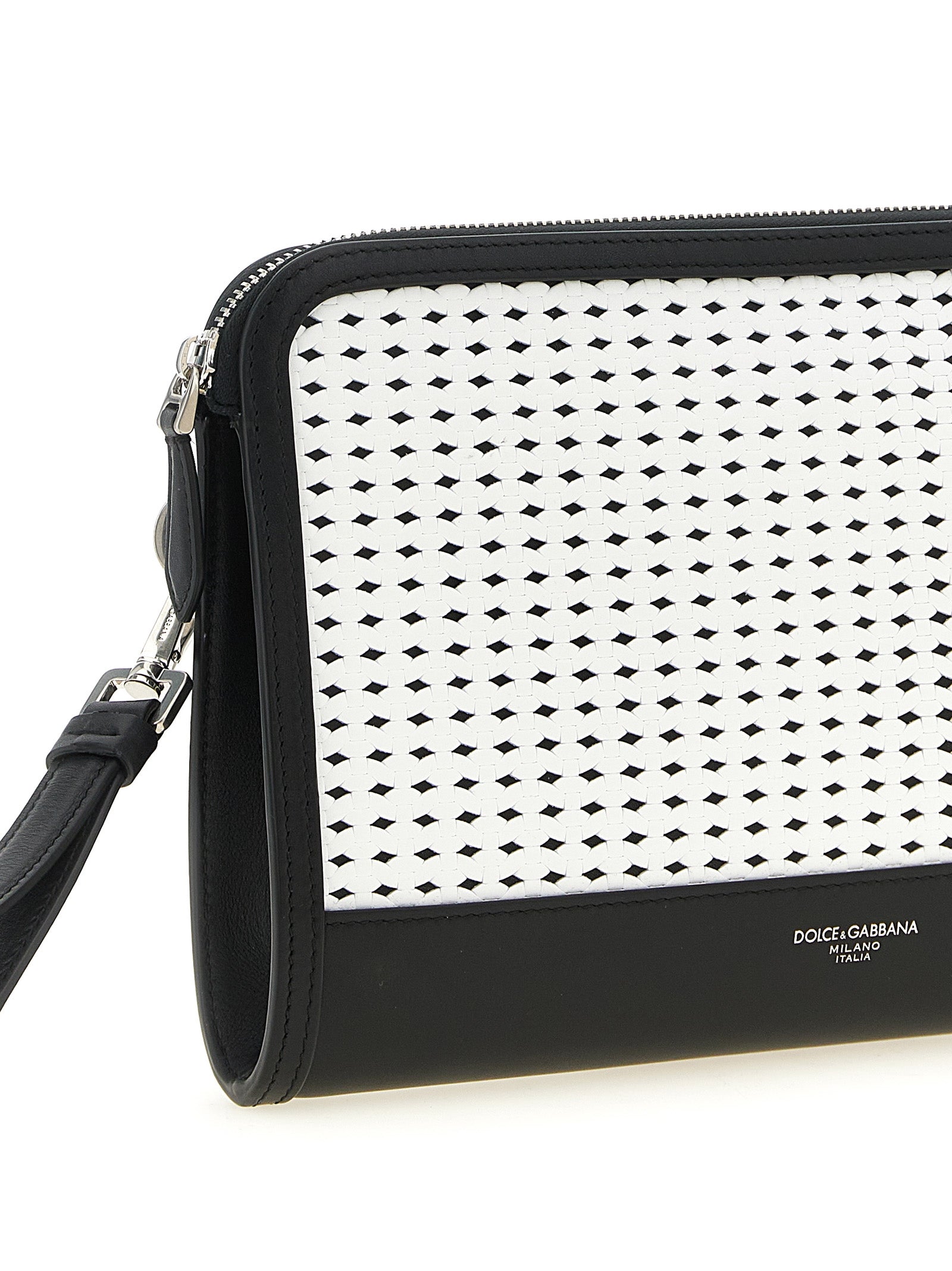 Dolce & Gabbana Bicolor Calfskin Clutch Bag Curated Luxury Accessories by Orvyn