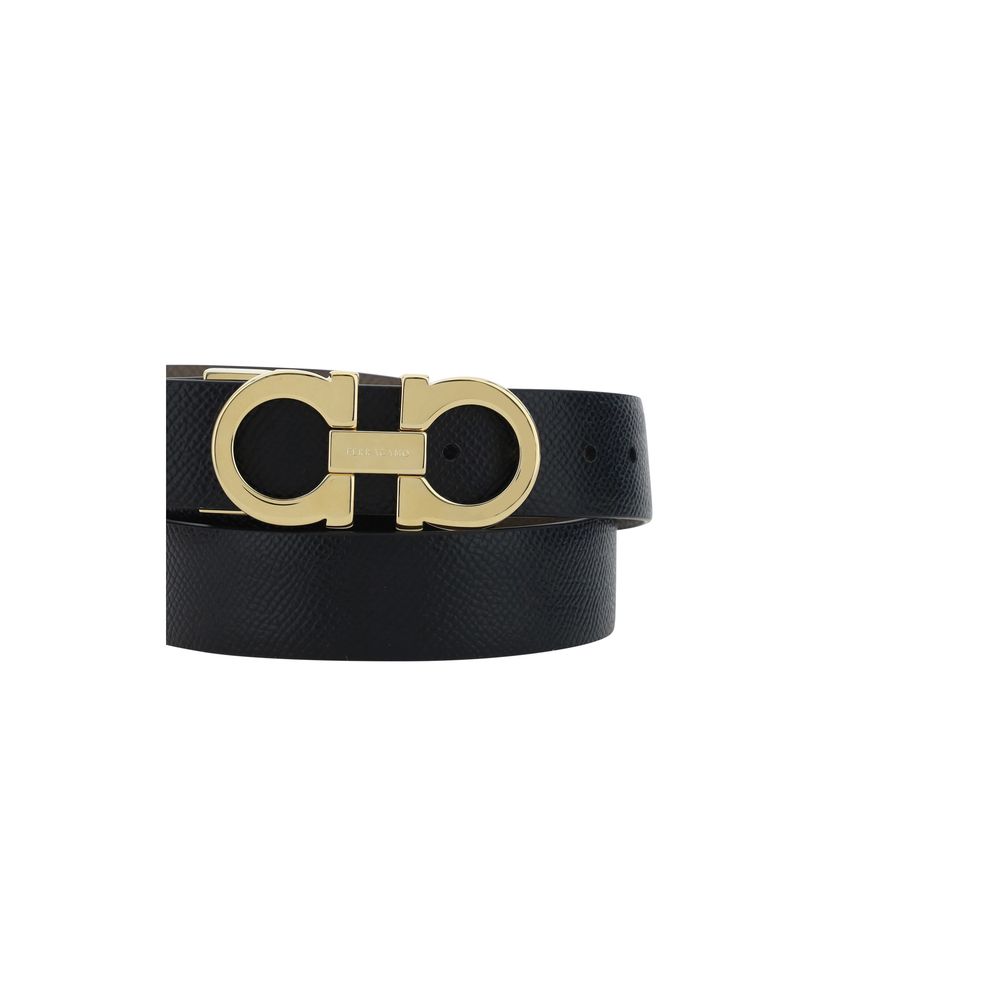 Ferragamo Multicolor Reversible Leather Belt