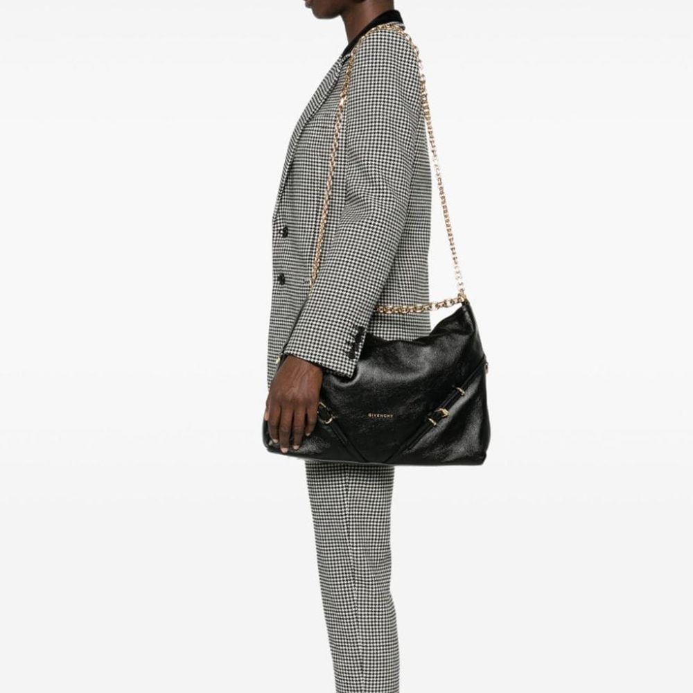Givenchy Black Calfskin Shoulder Bag Curated Luxury Accessories by Orvyn