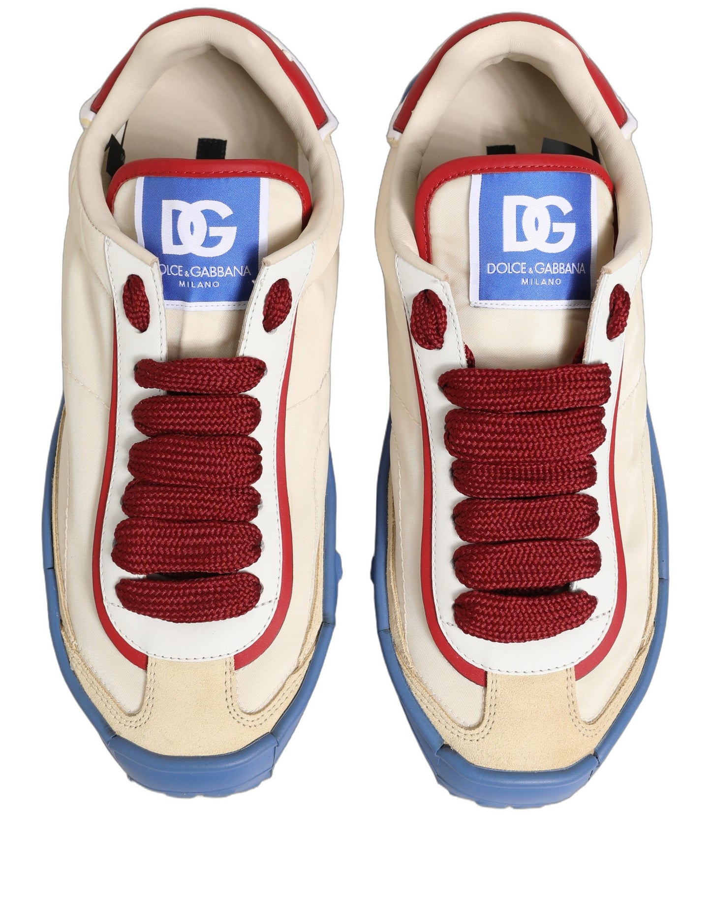 Dolce & Gabbana Multicolor Old Runner Lace Up Sneakers Shoes Curated Luxury Accessories by Orvyn