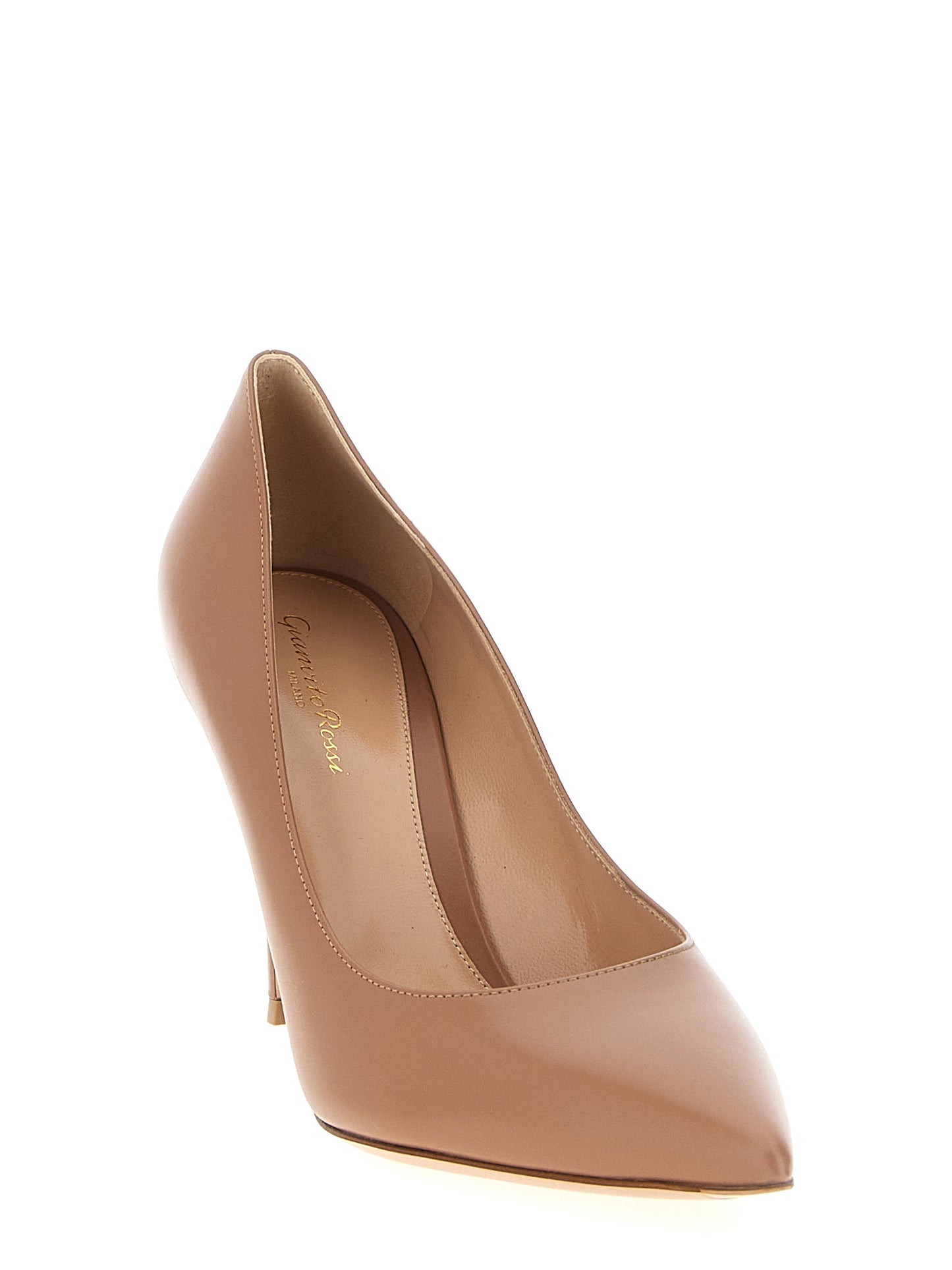 Gianvito Rossi Beige Calfskin High Heel Pumps Curated Luxury Accessories by Orvyn