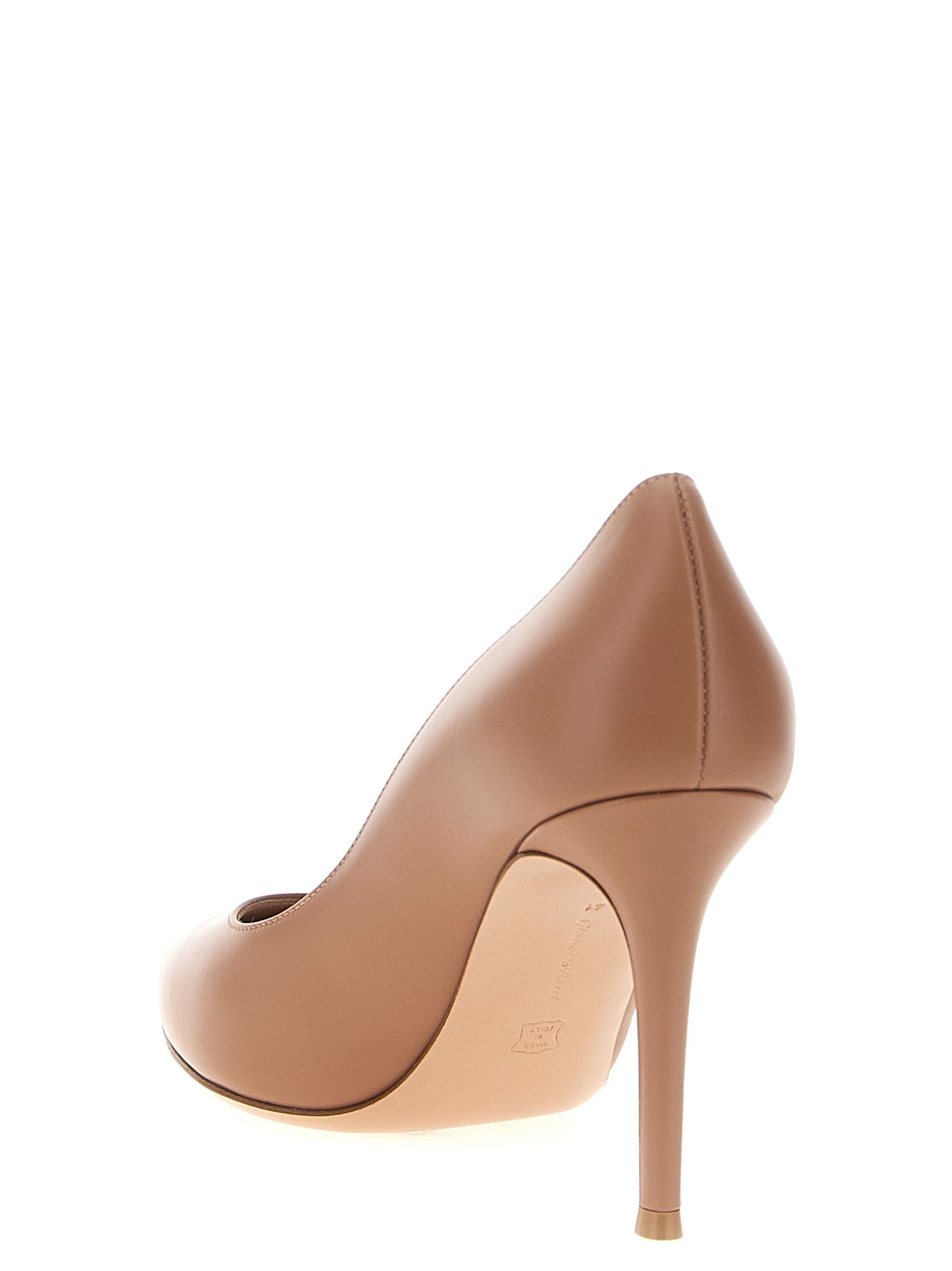 Gianvito Rossi Beige Calfskin High Heel Pumps Curated Luxury Accessories by Orvyn