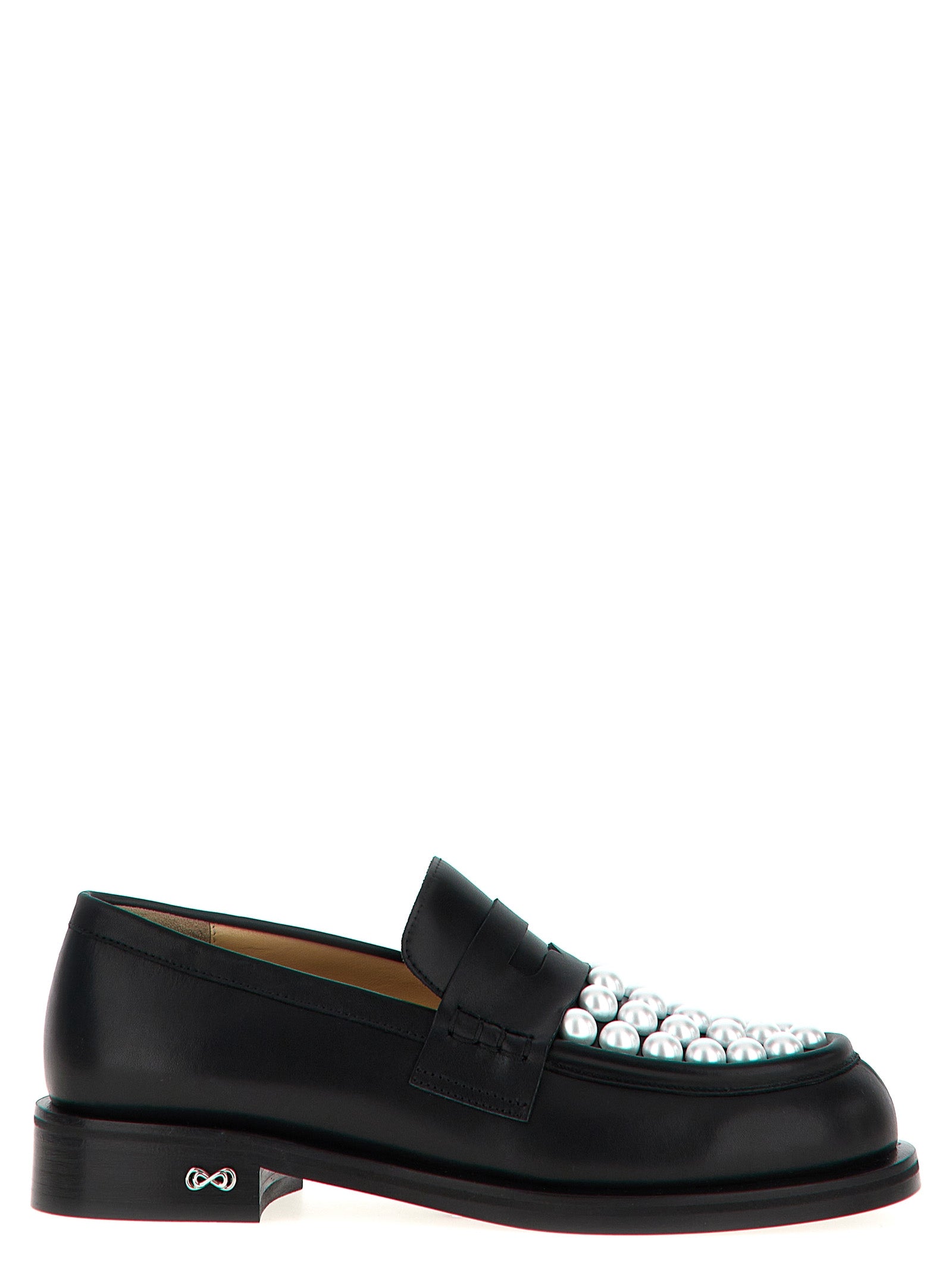 MACH & MACH Bicolor Calfskin Slip-On Loafers Curated Luxury Accessories by Orvyn
