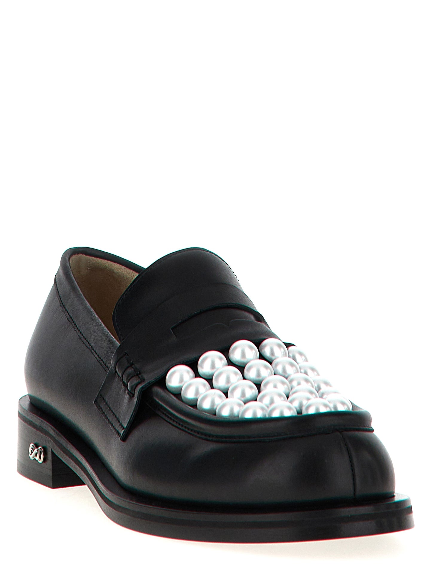 MACH & MACH Bicolor Calfskin Slip-On Loafers Curated Luxury Accessories by Orvyn
