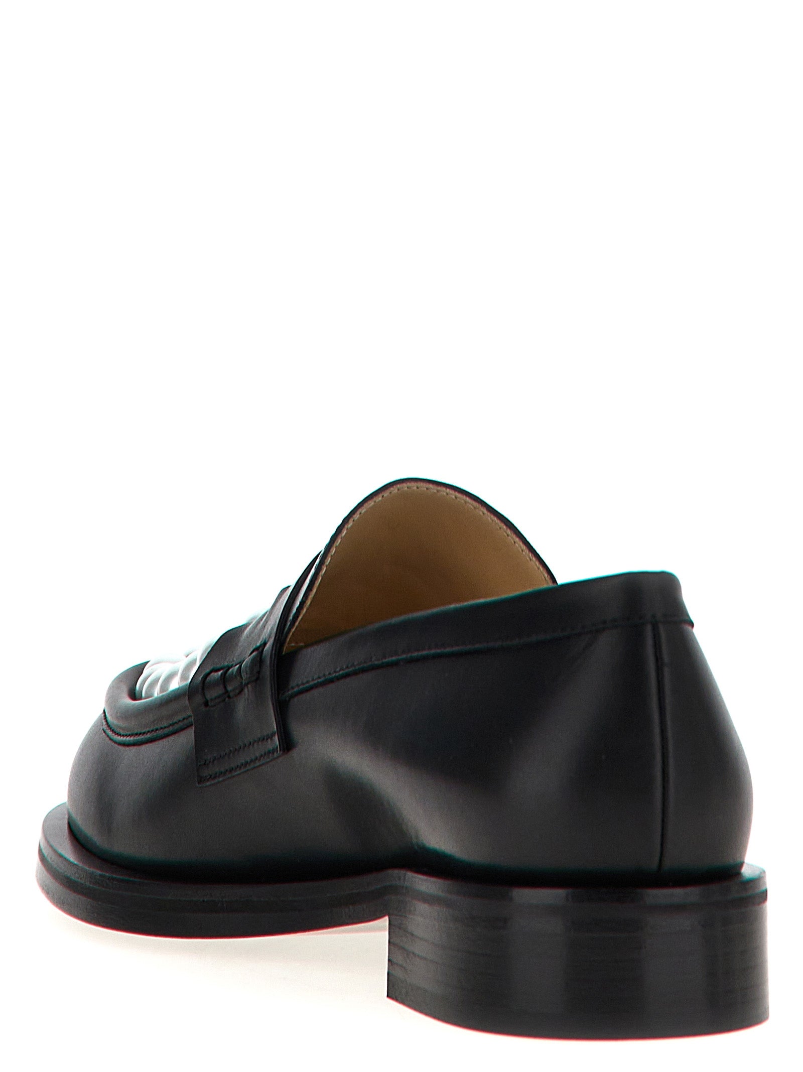 MACH & MACH Bicolor Calfskin Slip-On Loafers Curated Luxury Accessories by Orvyn