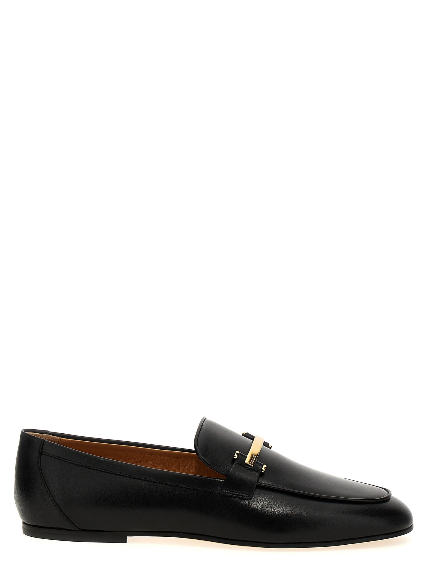 Tod's Black Calfskin Slip-On Loafers Curated Luxury Accessories by Orvyn