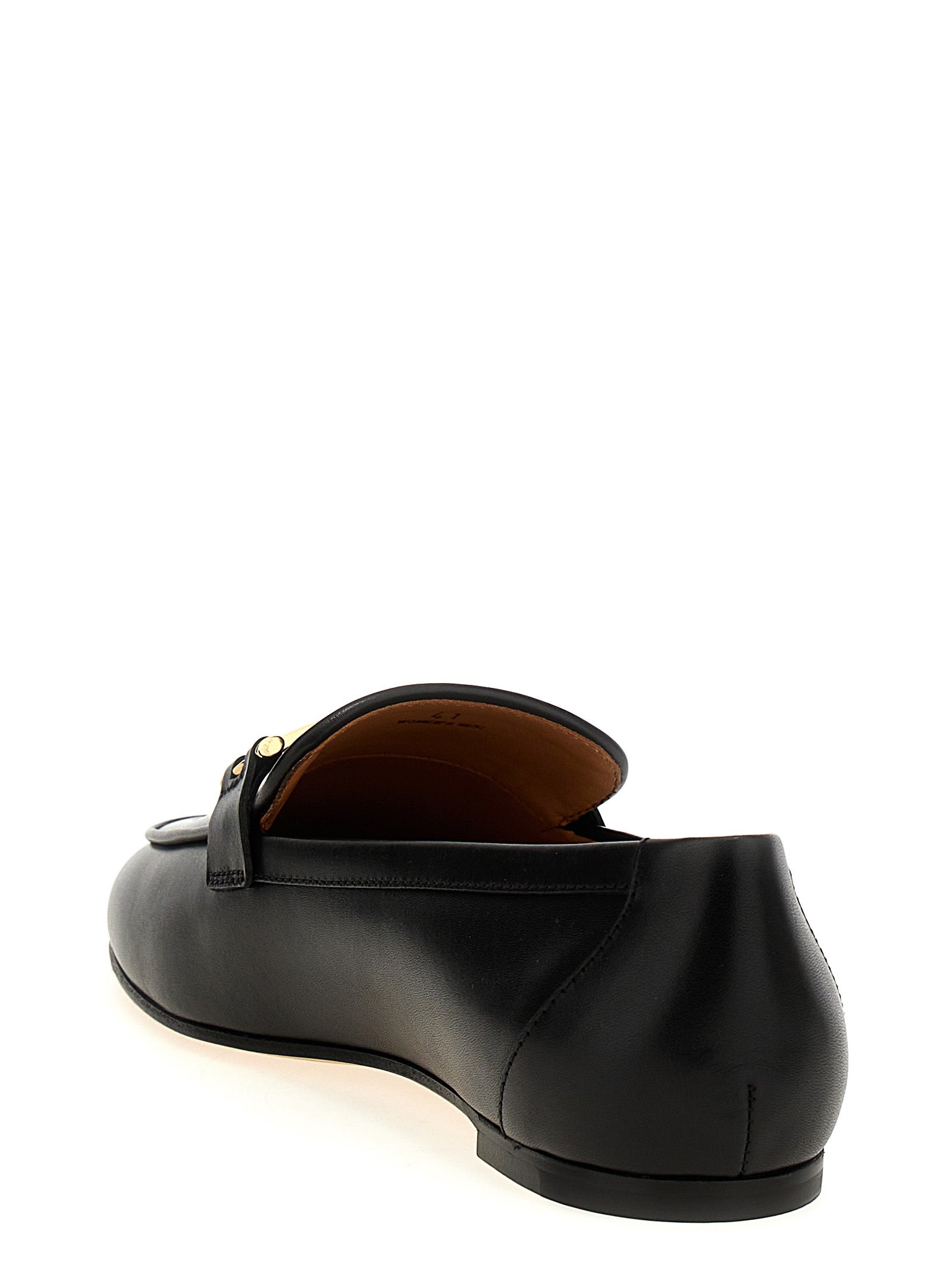 Tod's Black Calfskin Slip-On Loafers Curated Luxury Accessories by Orvyn