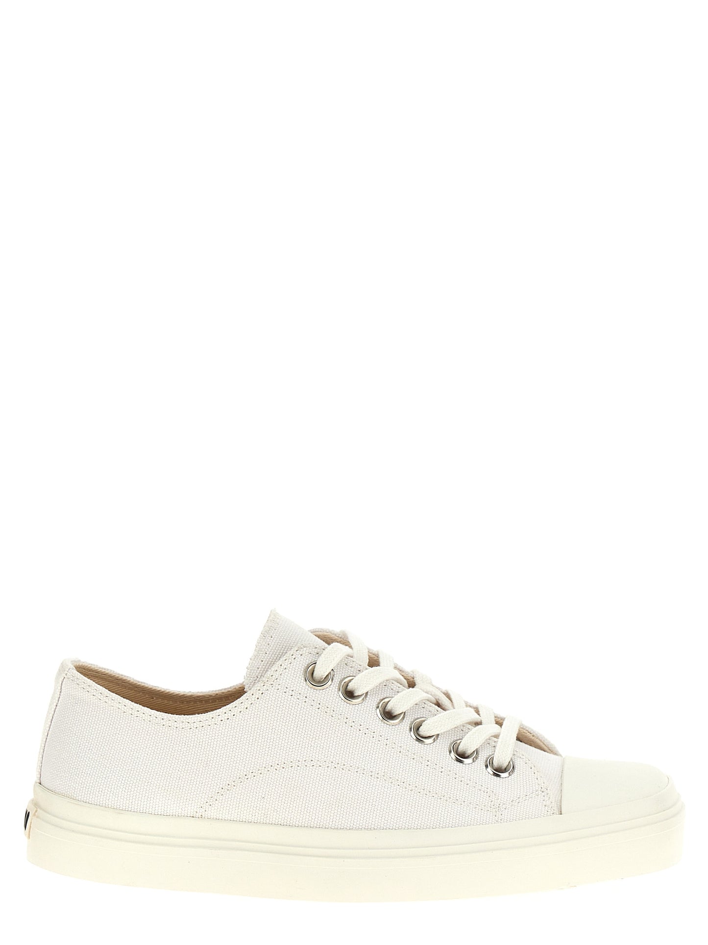 Moschino White Cotton Low Top Sneakers Curated Luxury Accessories by Orvyn