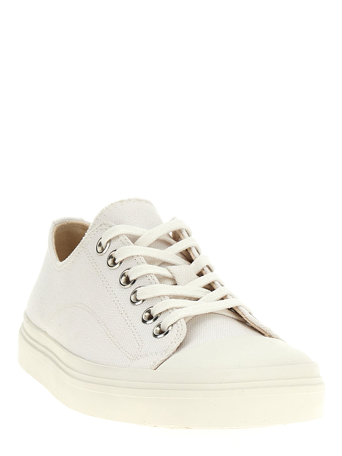 Moschino White Cotton Low Top Sneakers Curated Luxury Accessories by Orvyn