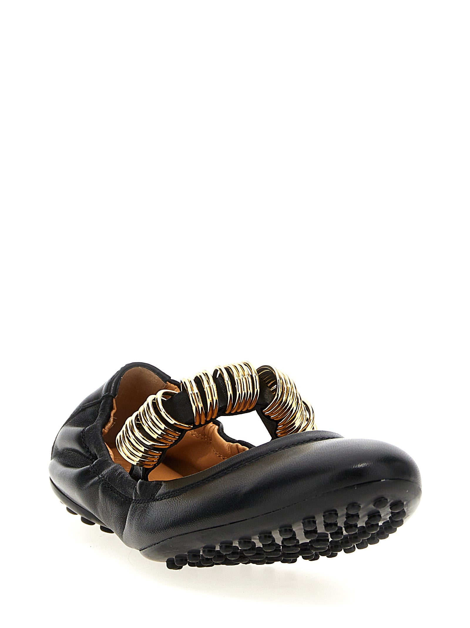 Tod's Black Lamb Leather Ballet Flats Curated Luxury Accessories by Orvyn