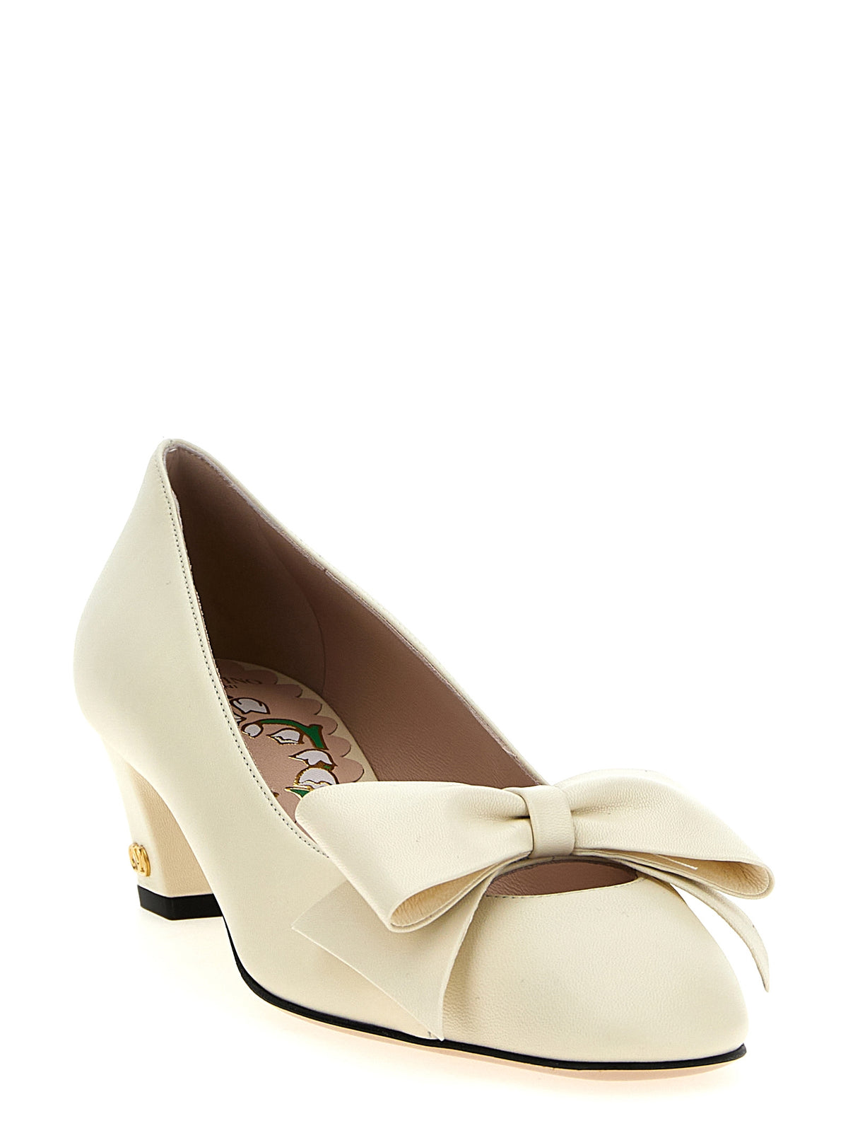 Valentino Garavani White 'Bowow' Pumps weiss