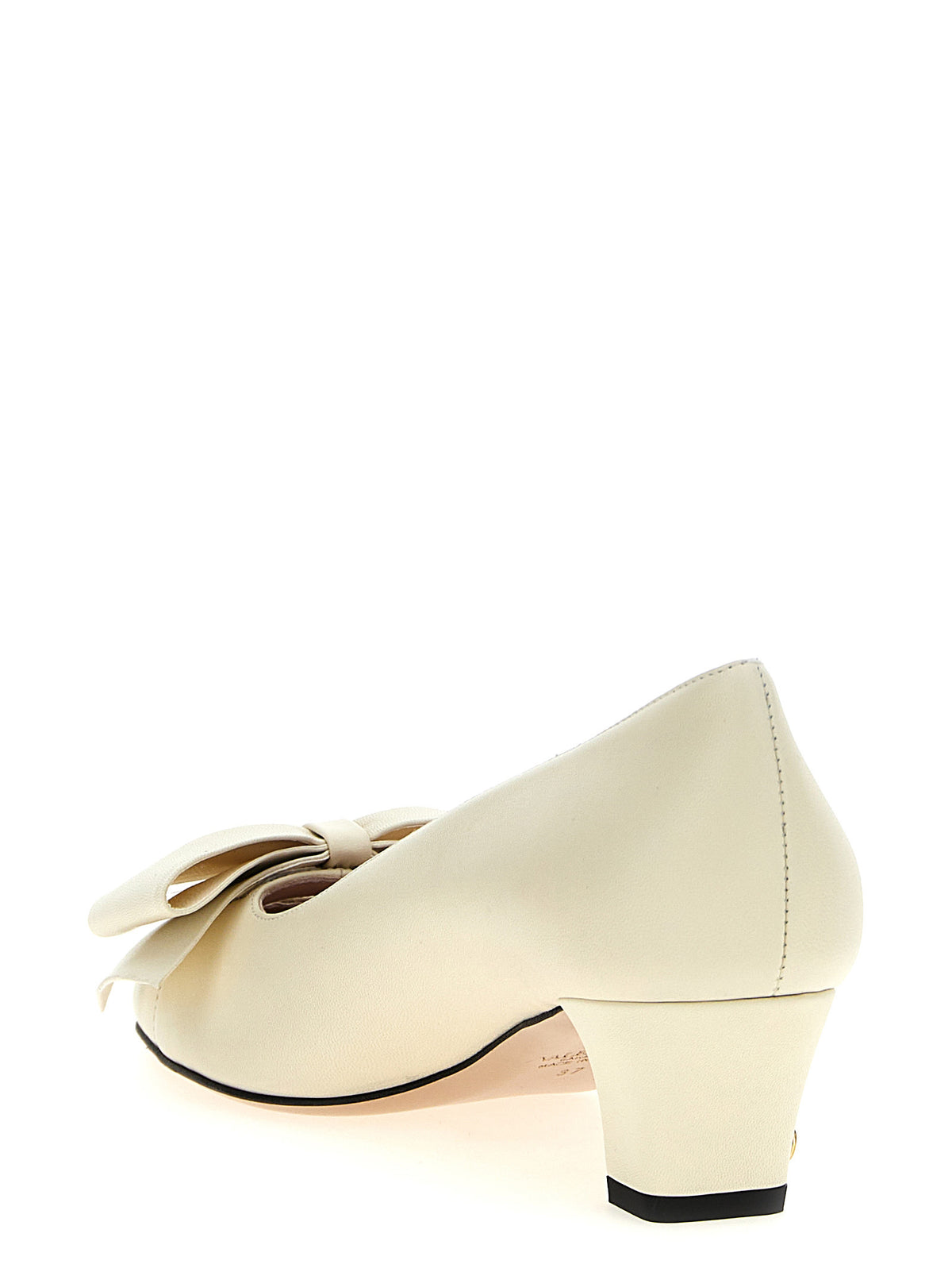 Valentino Garavani White 'Bowow' Pumps weiss
