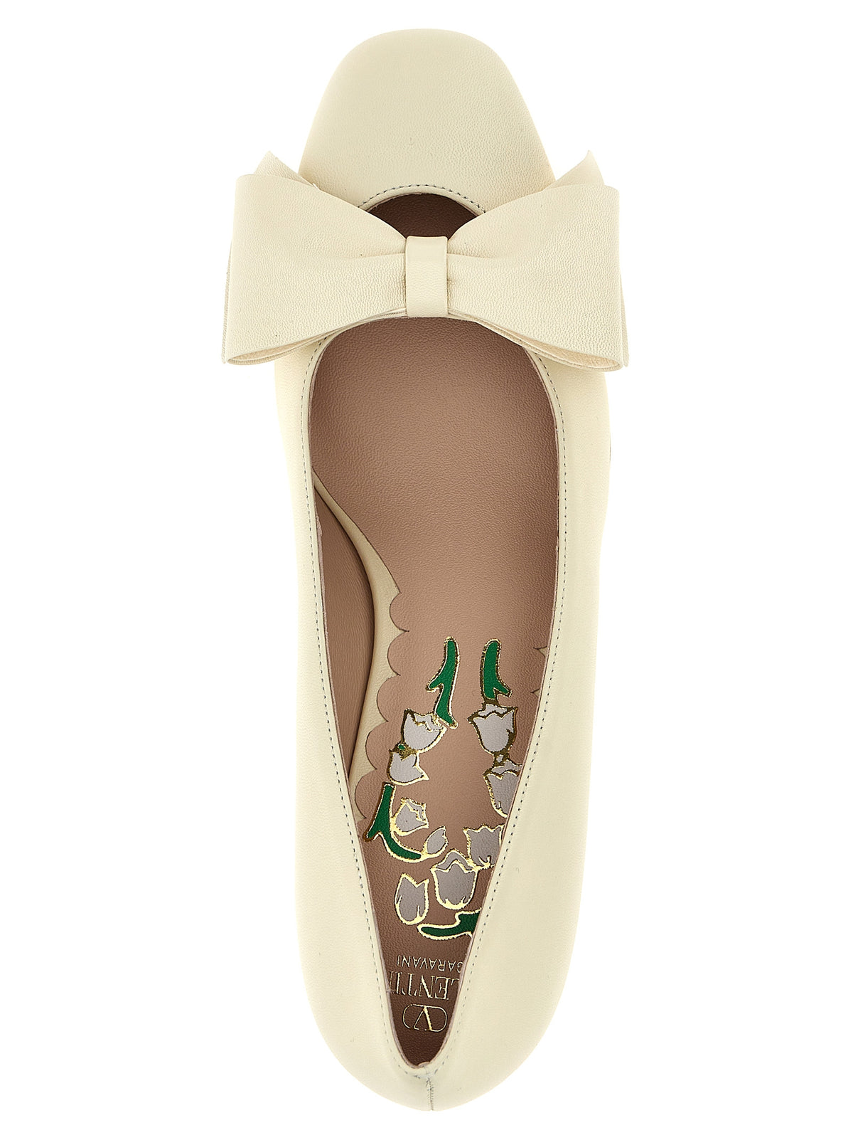 Valentino Garavani White 'Bowow' Pumps weiss
