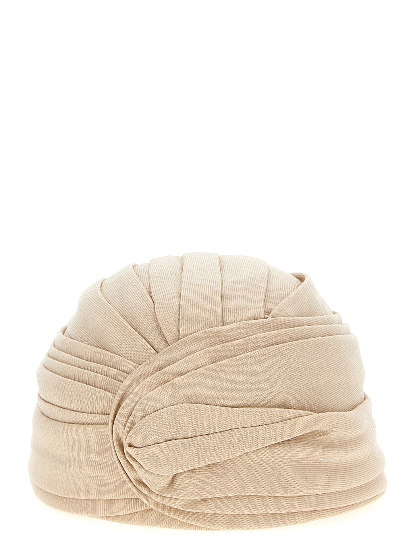 Valentino Garavani Beige Virgin Wool Hat Curated Luxury Accessories by Orvyn