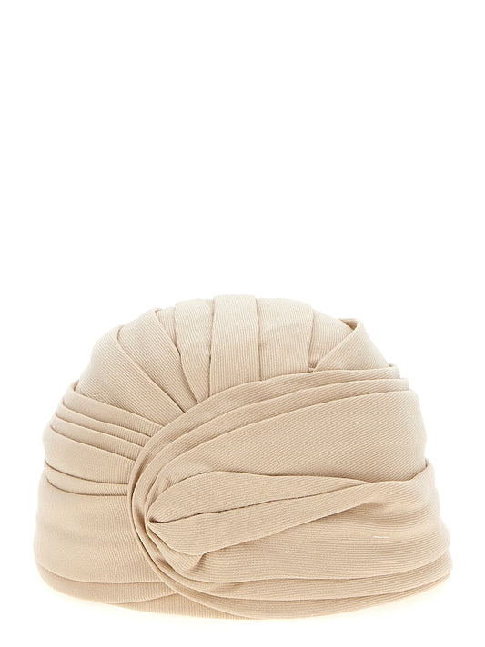 Valentino Garavani Beige Virgin Wool Hat Curated Luxury Accessories by Orvyn
