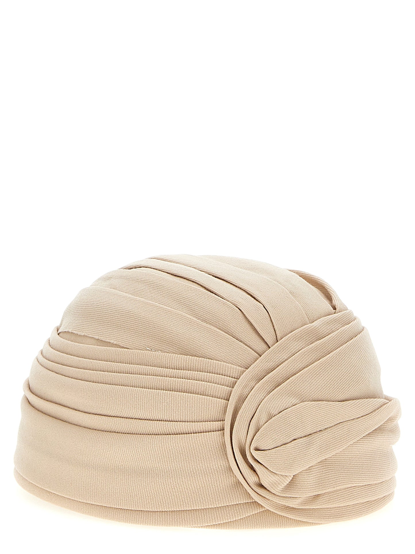 Valentino Garavani Beige Virgin Wool Hat Curated Luxury Accessories by Orvyn