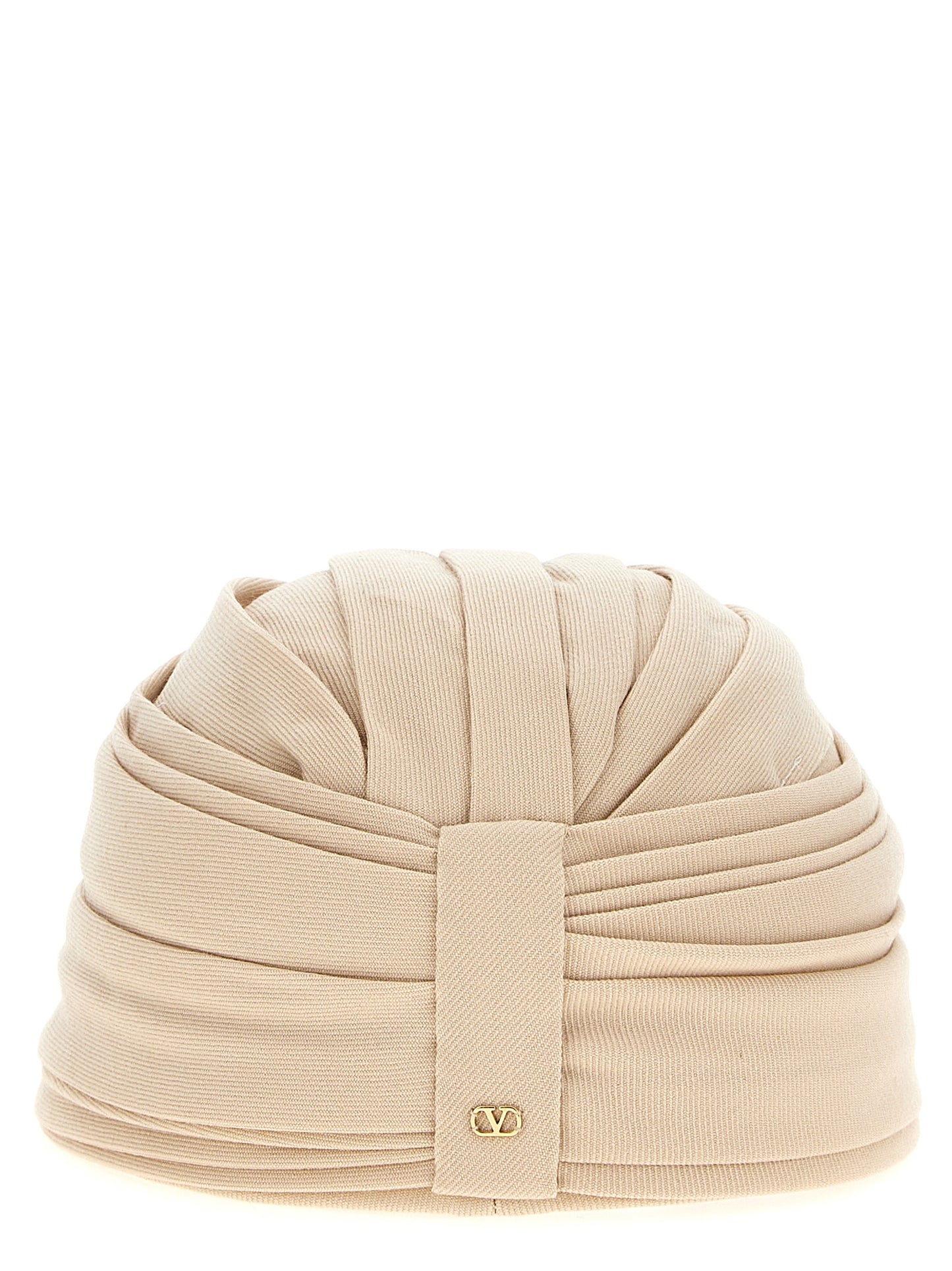 Valentino Garavani Beige Virgin Wool Hat Curated Luxury Accessories by Orvyn