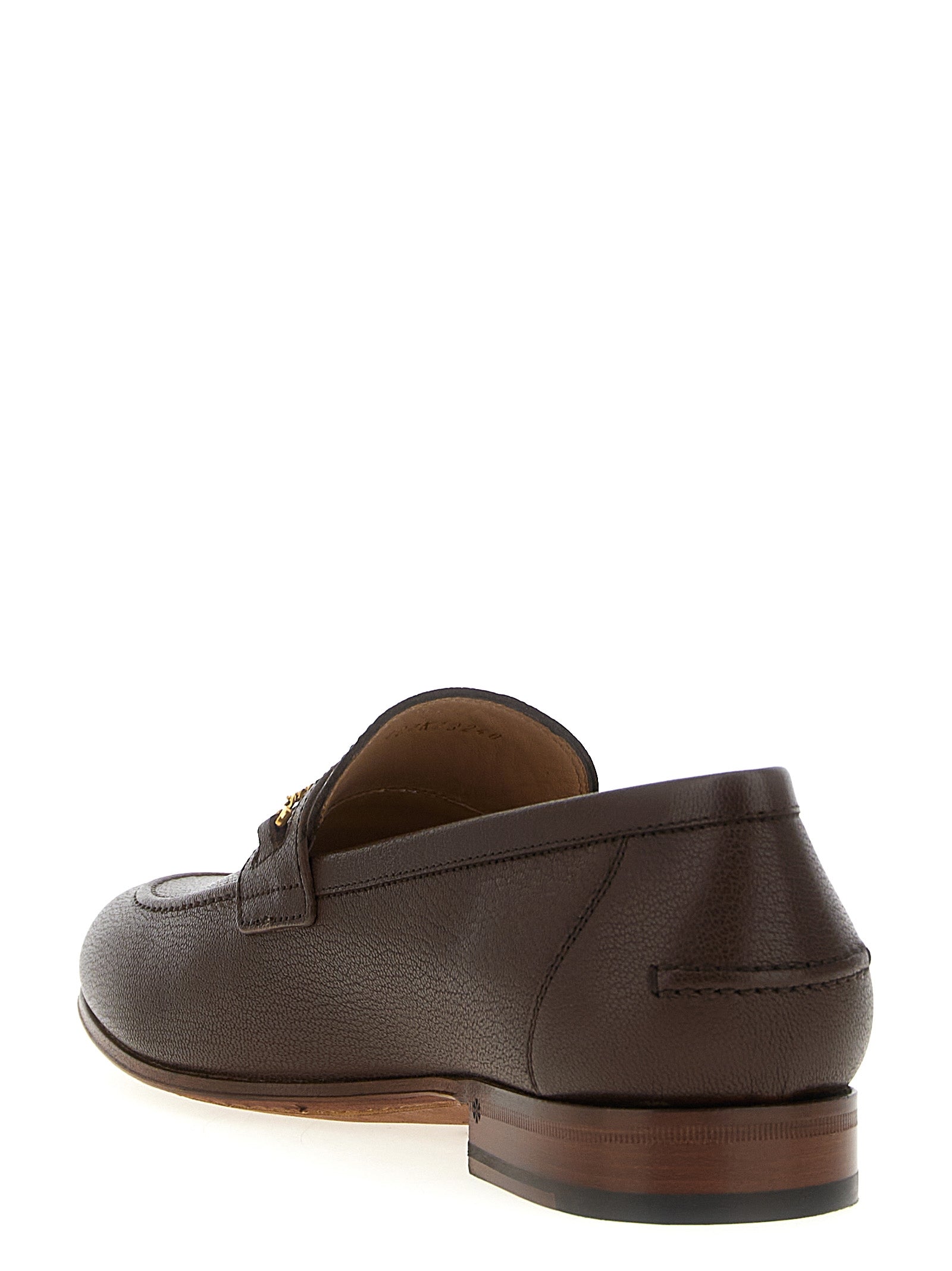 Valentino Garavani Brown Goatskin Slip-On Loafers Curated Luxury Accessories by Orvyn