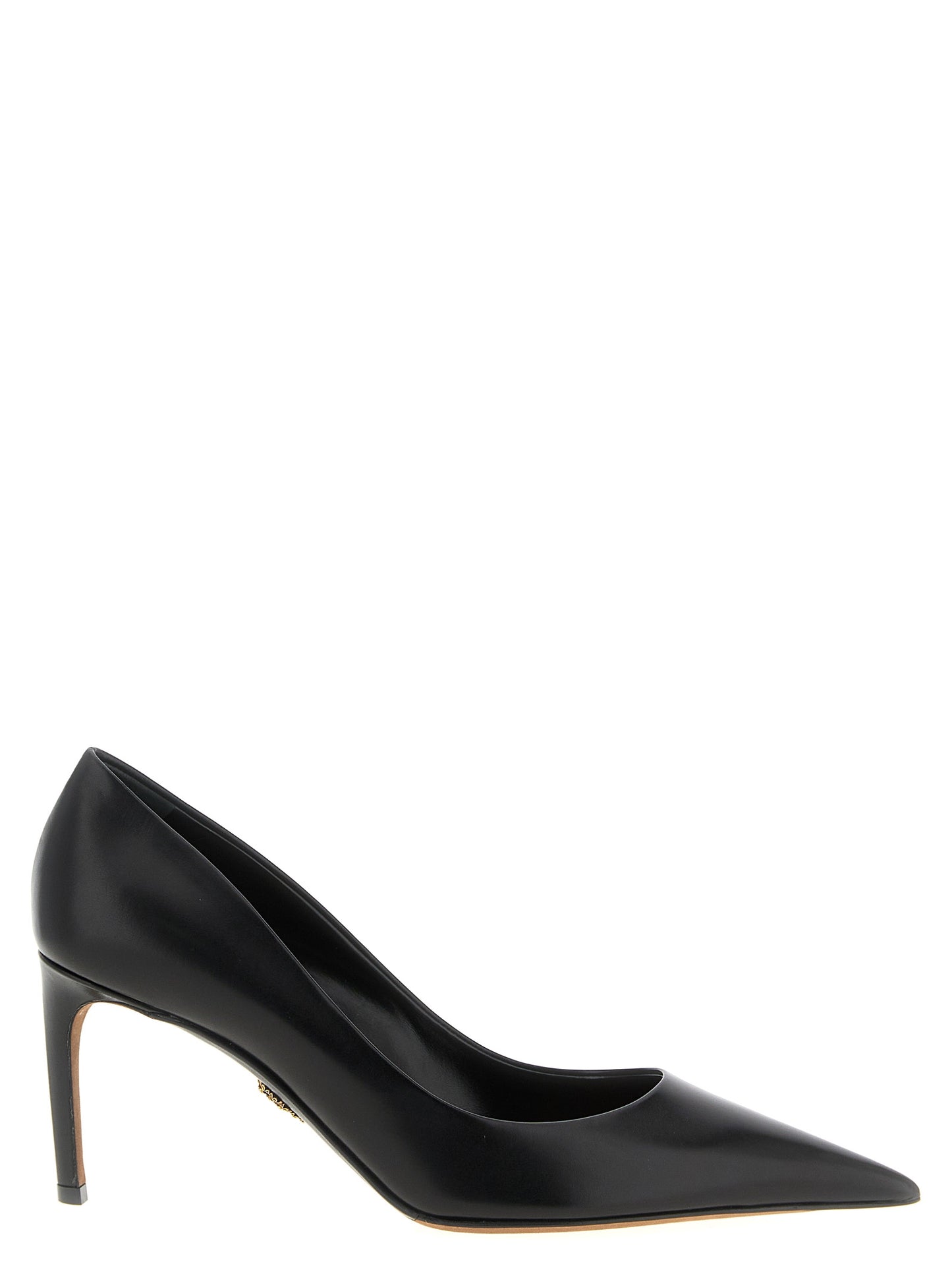 Dolce & Gabbana Black Calfskin High Heel Pumps Curated Luxury Accessories by Orvyn